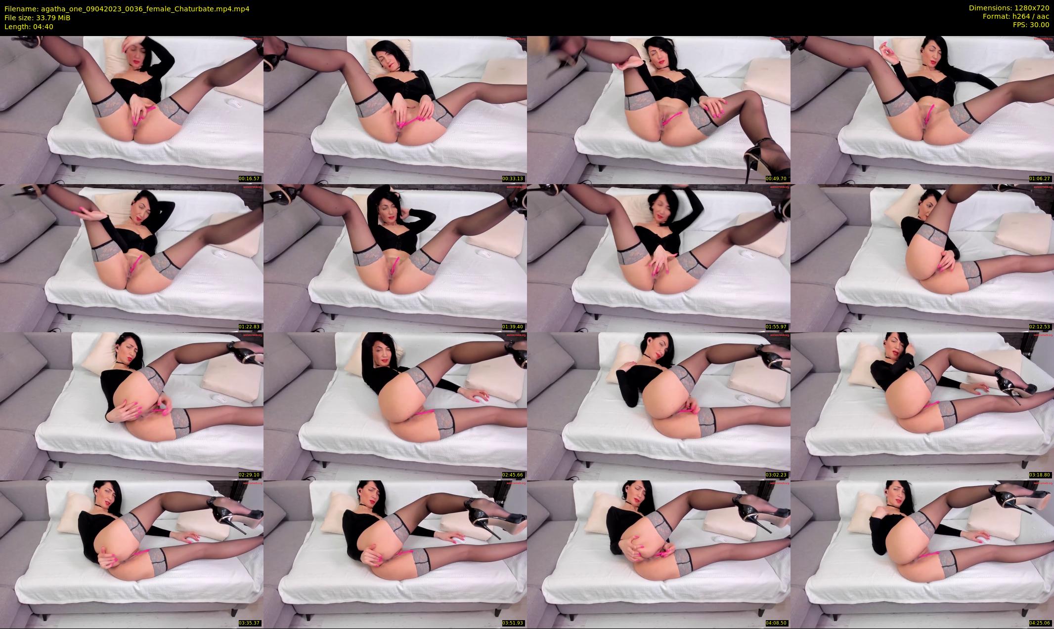 agatha_one — 5 minute Chaturbate female cam show recording, 720p, Apr 9, 2023