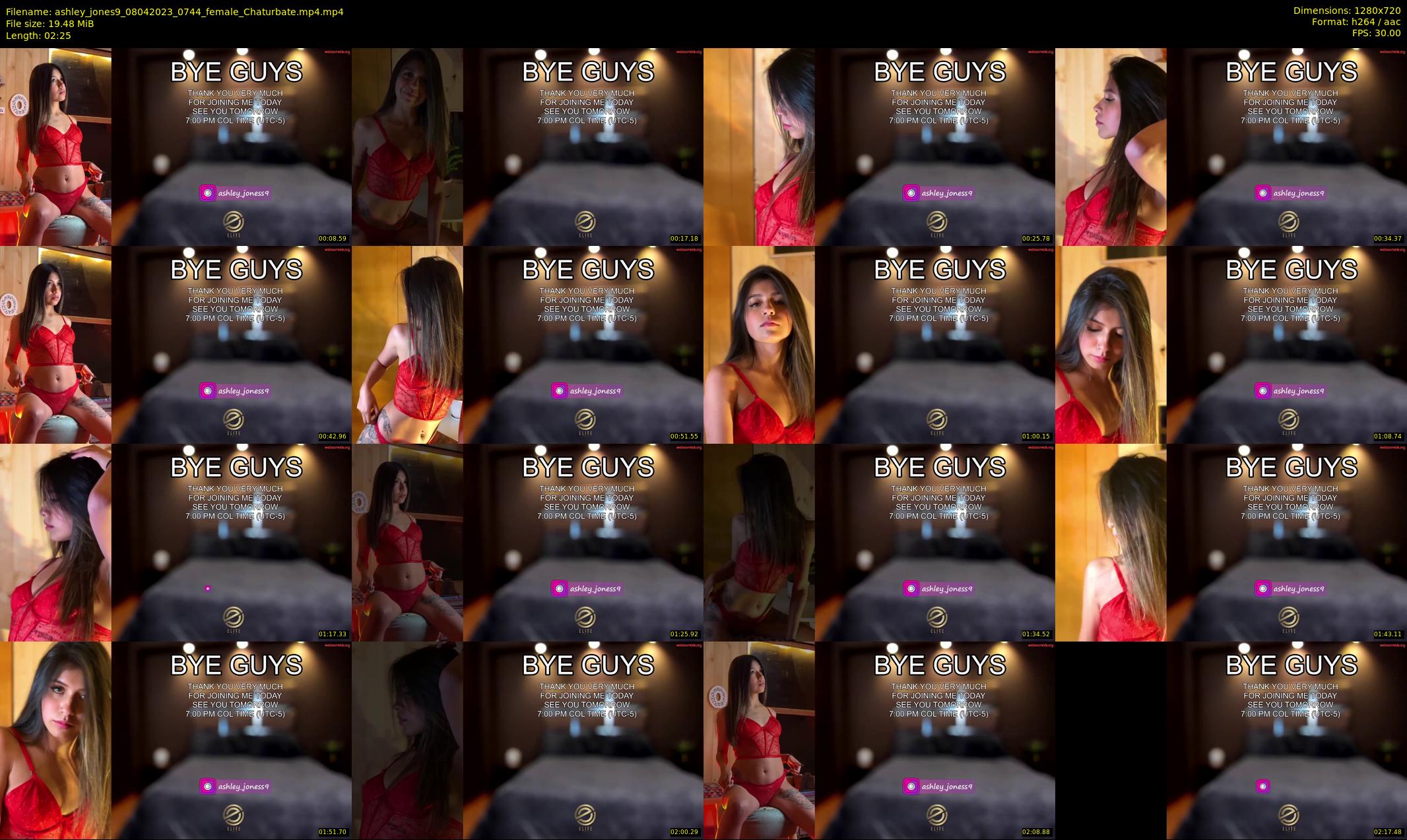 ashley_jones9 — 3 minute Chaturbate female cam show recording, 720p, Apr 8, 2023
