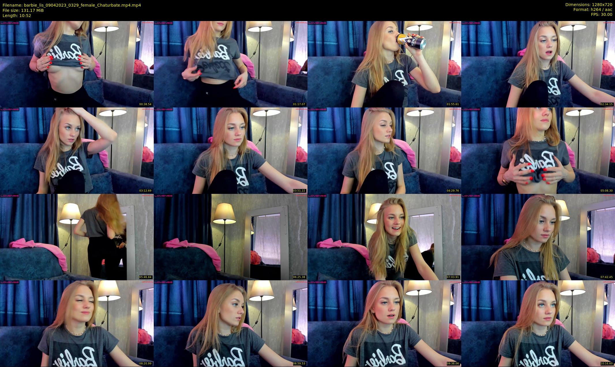 barbie_lis — 11 minute Chaturbate female cam show recording, 720p, Apr 9, 2023