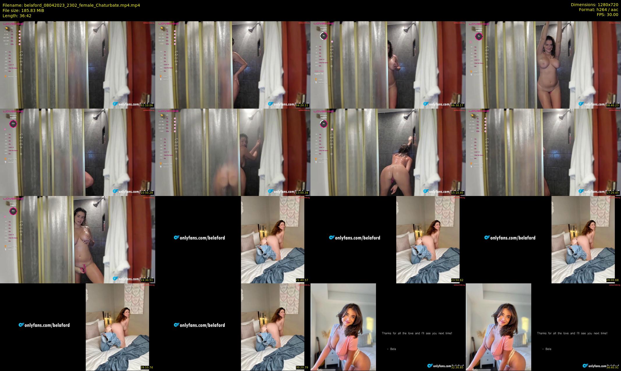 belaford — 37 minute Chaturbate female cam show recording, 720p, Apr 8, 2023
