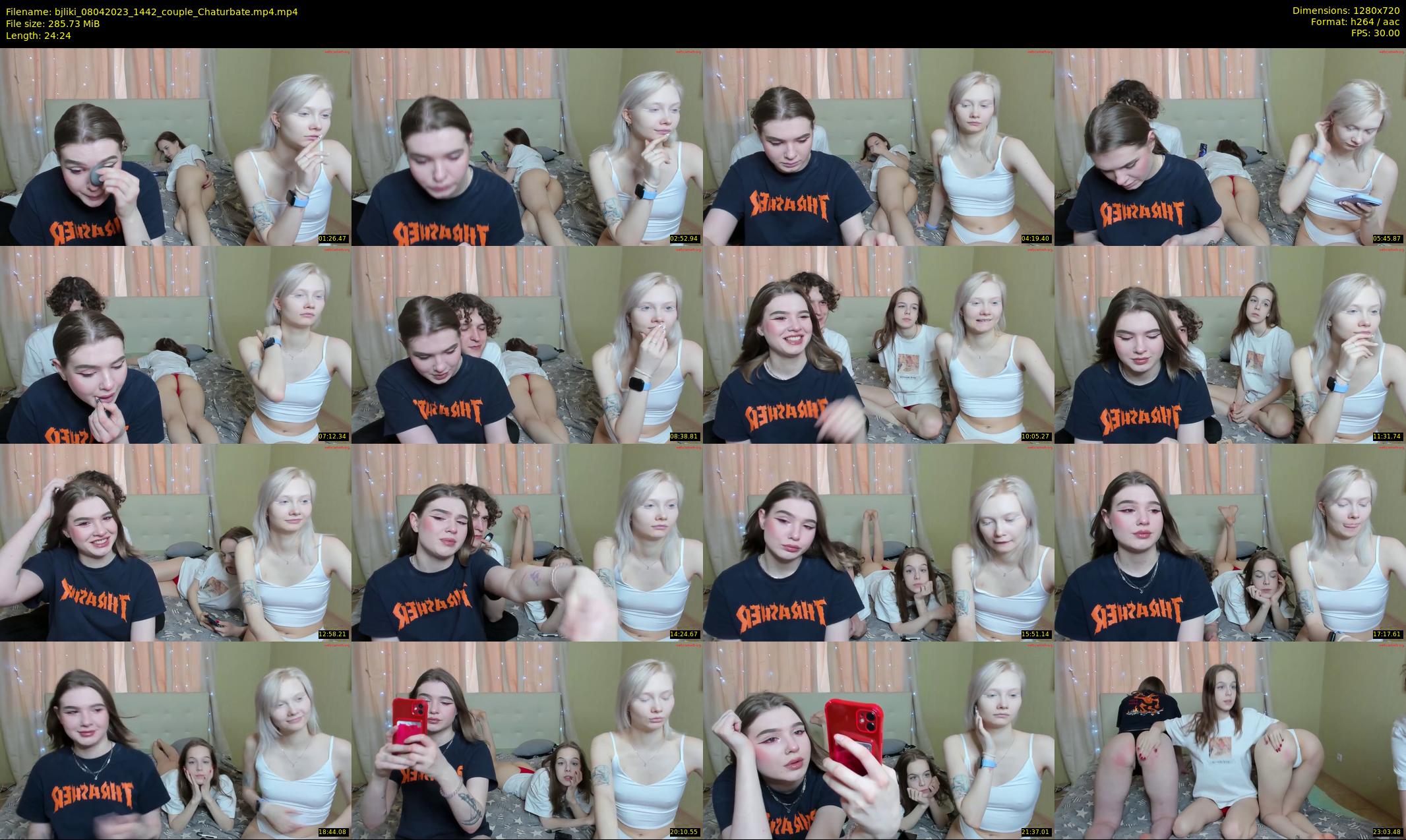 bjliki — 25 minute Chaturbate couple cam show recording, 720p, Apr 8, 2023