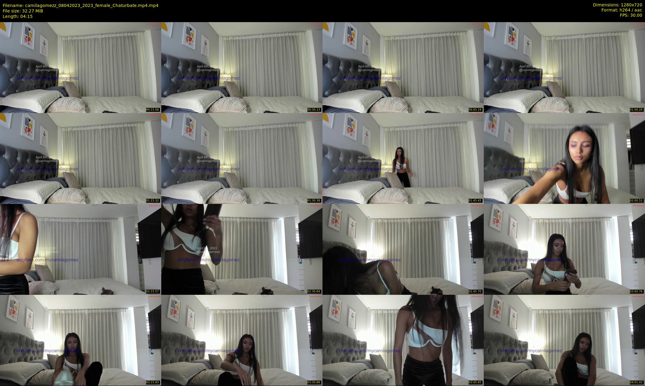 camilagomezz — 5 minute Chaturbate female cam show recording, 720p, Apr 8, 2023