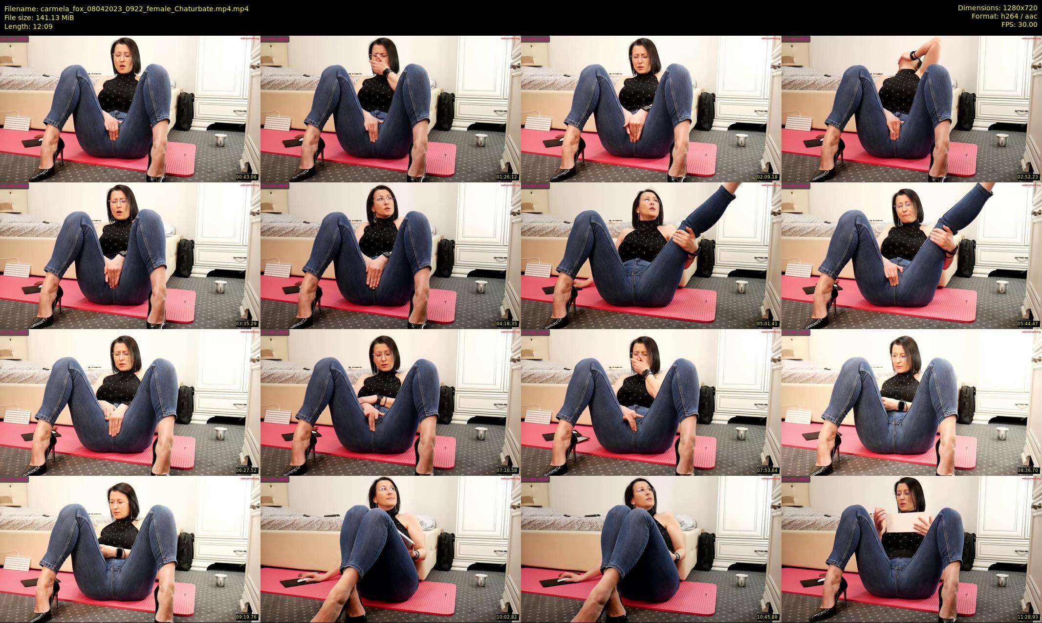 carmela_fox — 13 minute Chaturbate female cam show recording, 720p, Apr 8, 2023