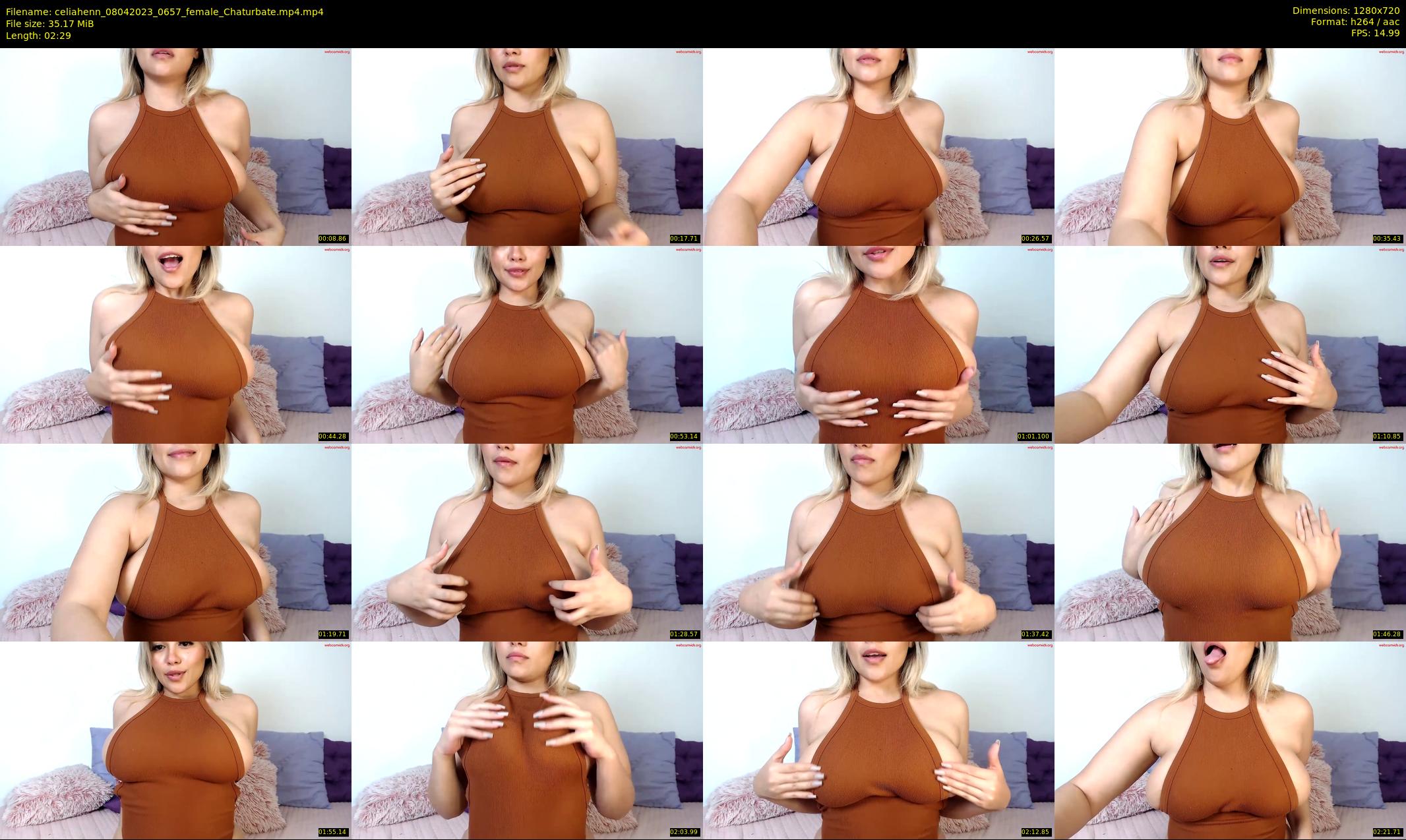 celiahenn — 3 minute Chaturbate female cam show recording, 720p, Apr 8, 2023