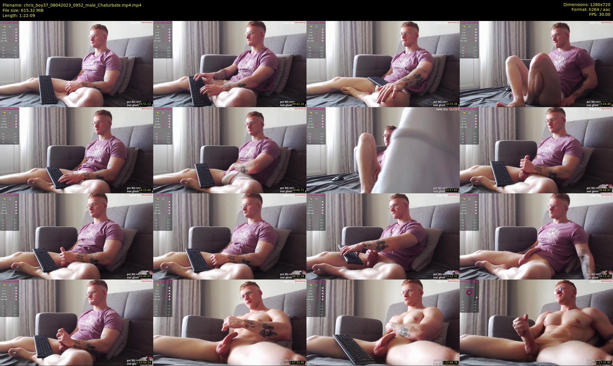 chris_boy37 — 83 minute Chaturbate male cam show recording, 720p, Apr 8, 2023