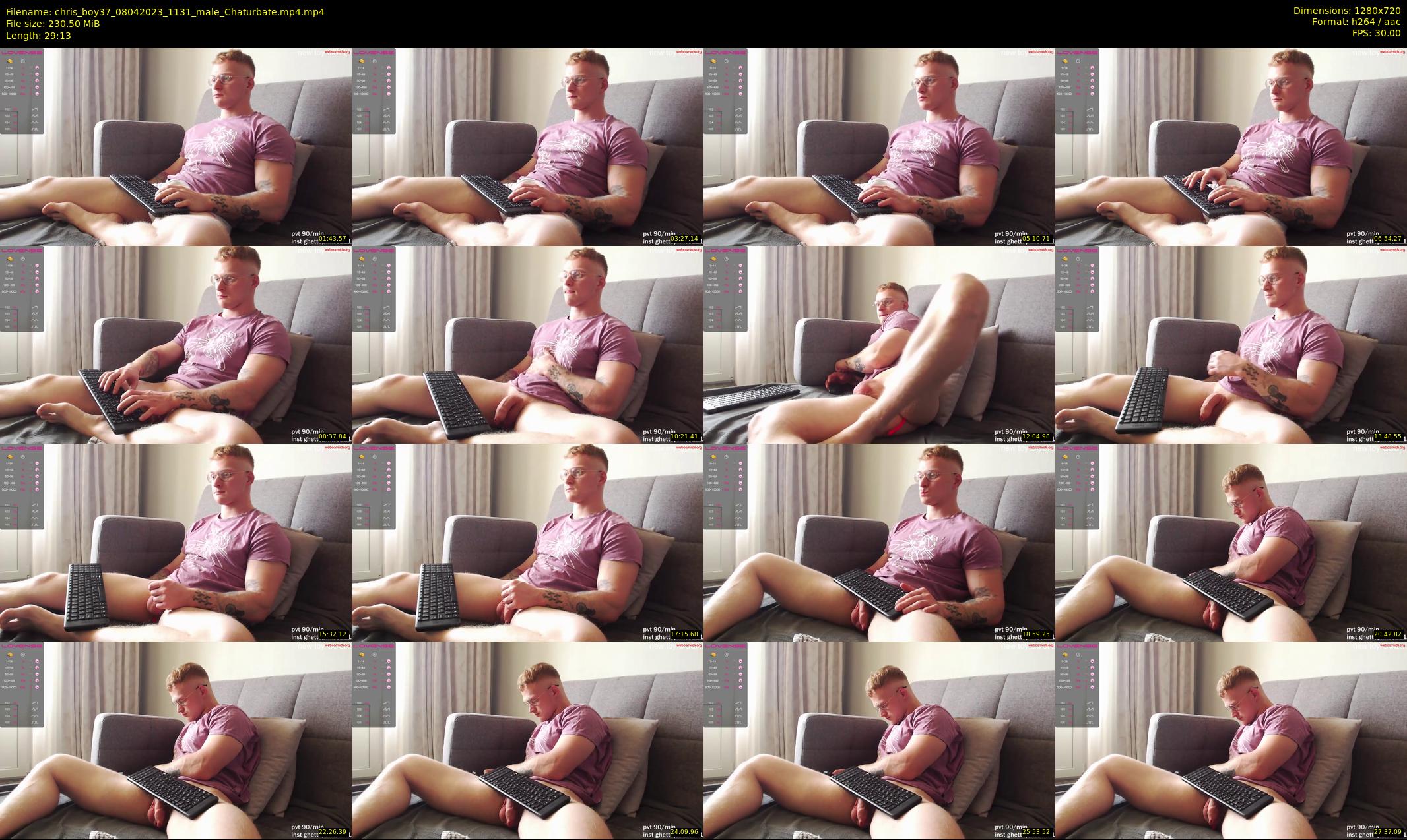 chris_boy37 — 30 minute Chaturbate male cam show recording, 720p, Apr 8, 2023