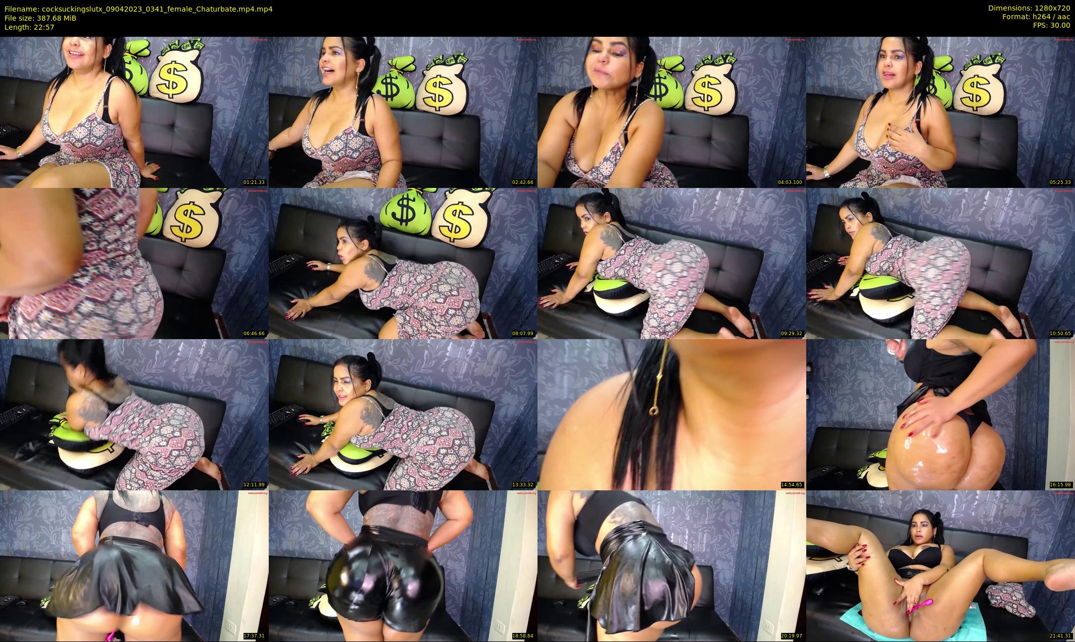 cocksuckingslutx — 23 minute Chaturbate female cam show recording, 720p, Apr 9, 2023