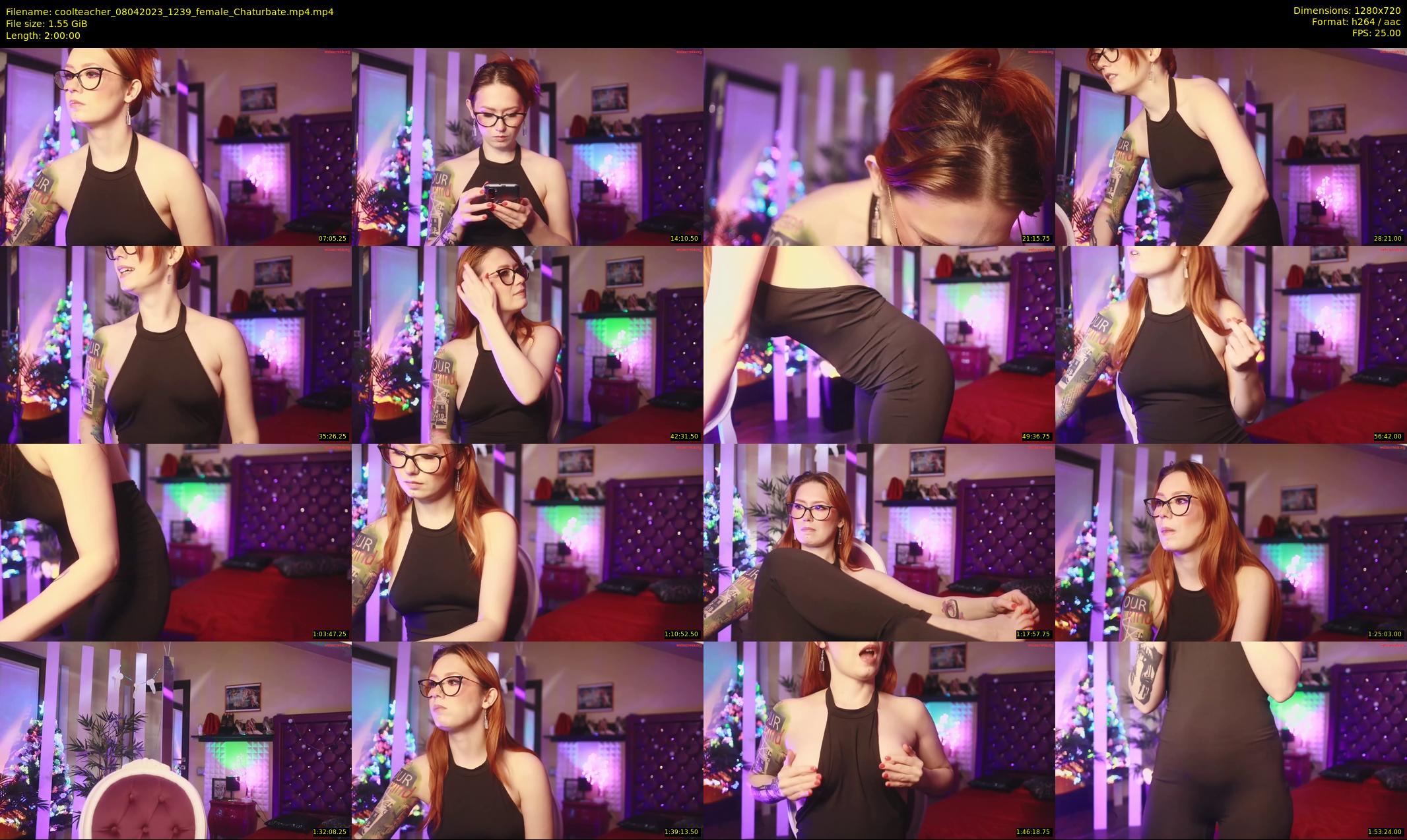 coolteacher — 120 minute Chaturbate female cam show recording, 720p, Apr 8, 2023