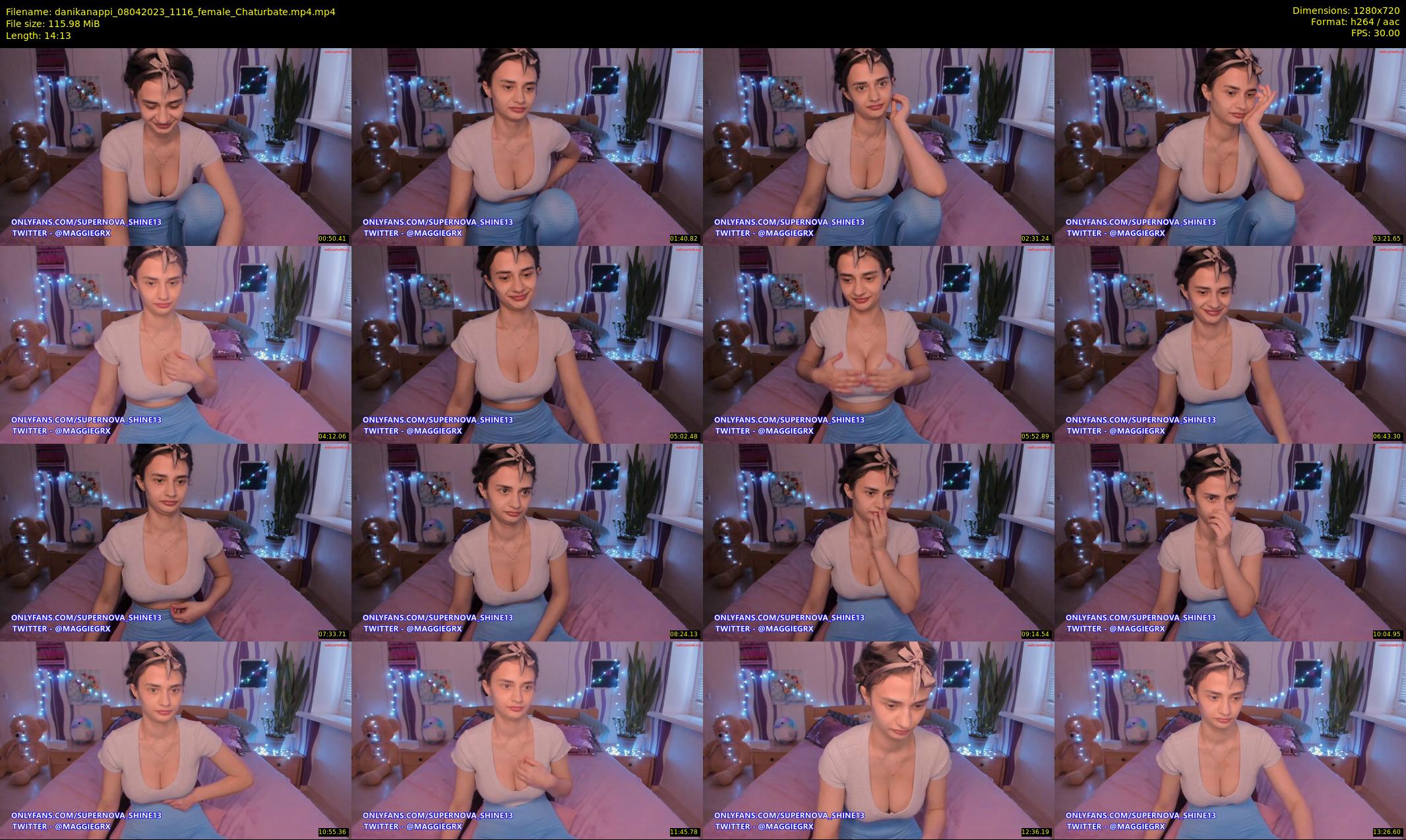 danikanappi — 15 minute Chaturbate female cam show recording, 720p, Apr 8, 2023