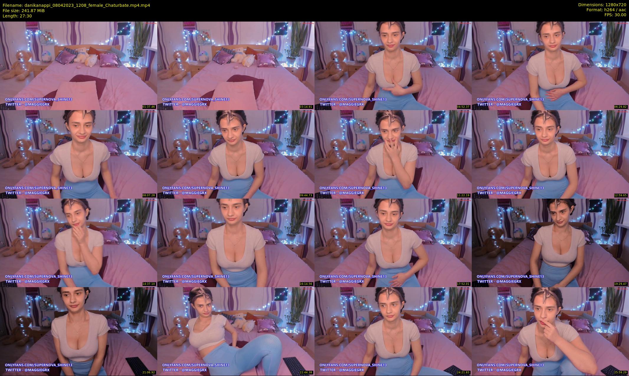 danikanappi — 28 minute Chaturbate female cam show recording, 720p, Apr 8, 2023