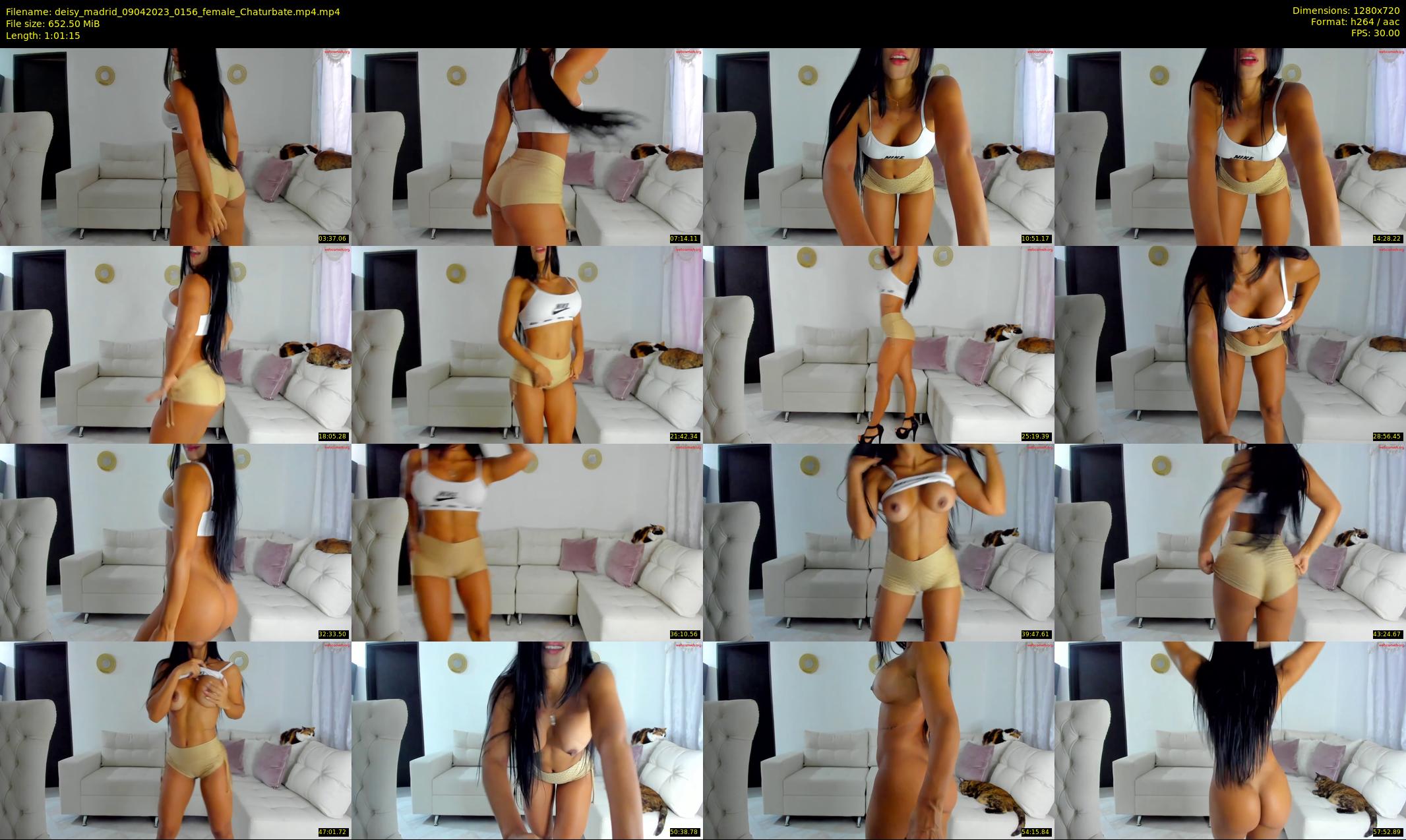 deisy_madrid — 62 minute Chaturbate female cam show recording, 720p, Apr 9, 2023