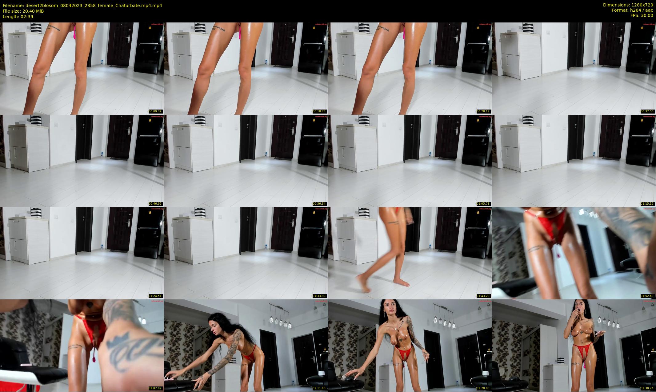 desert2blosom — 3 minute Chaturbate female cam show recording, 720p, Apr 8, 2023