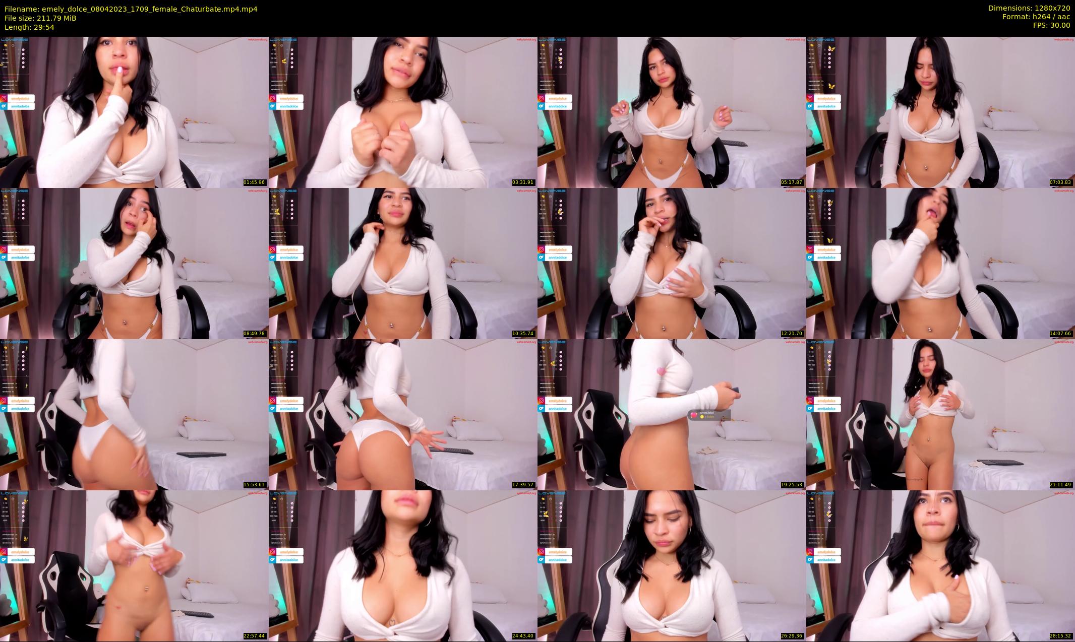 emely_dolce — 30 minute Chaturbate female cam show recording, 720p, Apr 8, 2023