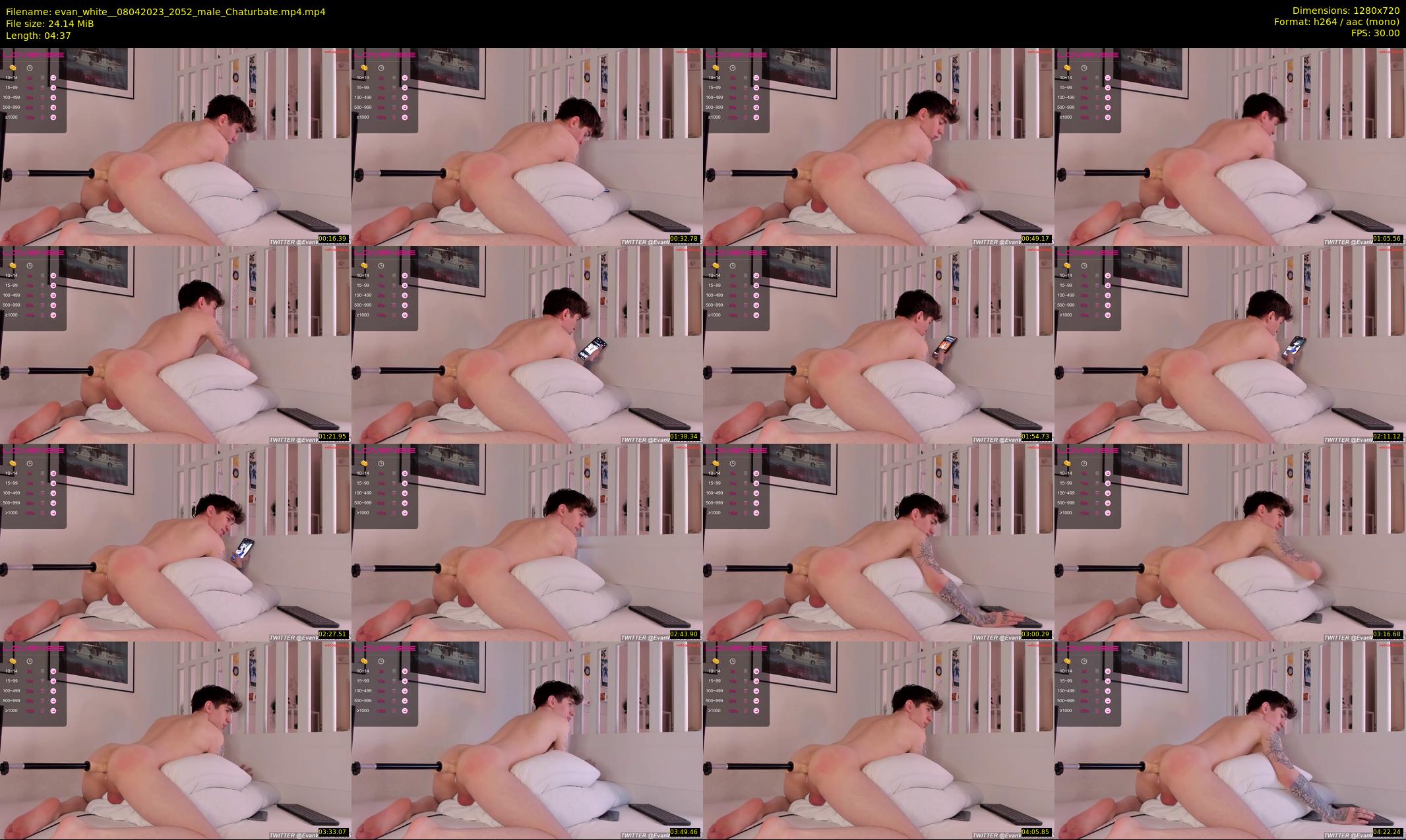 evan_white_ — 5 minute Chaturbate male cam show recording, 720p, Apr 8, 2023