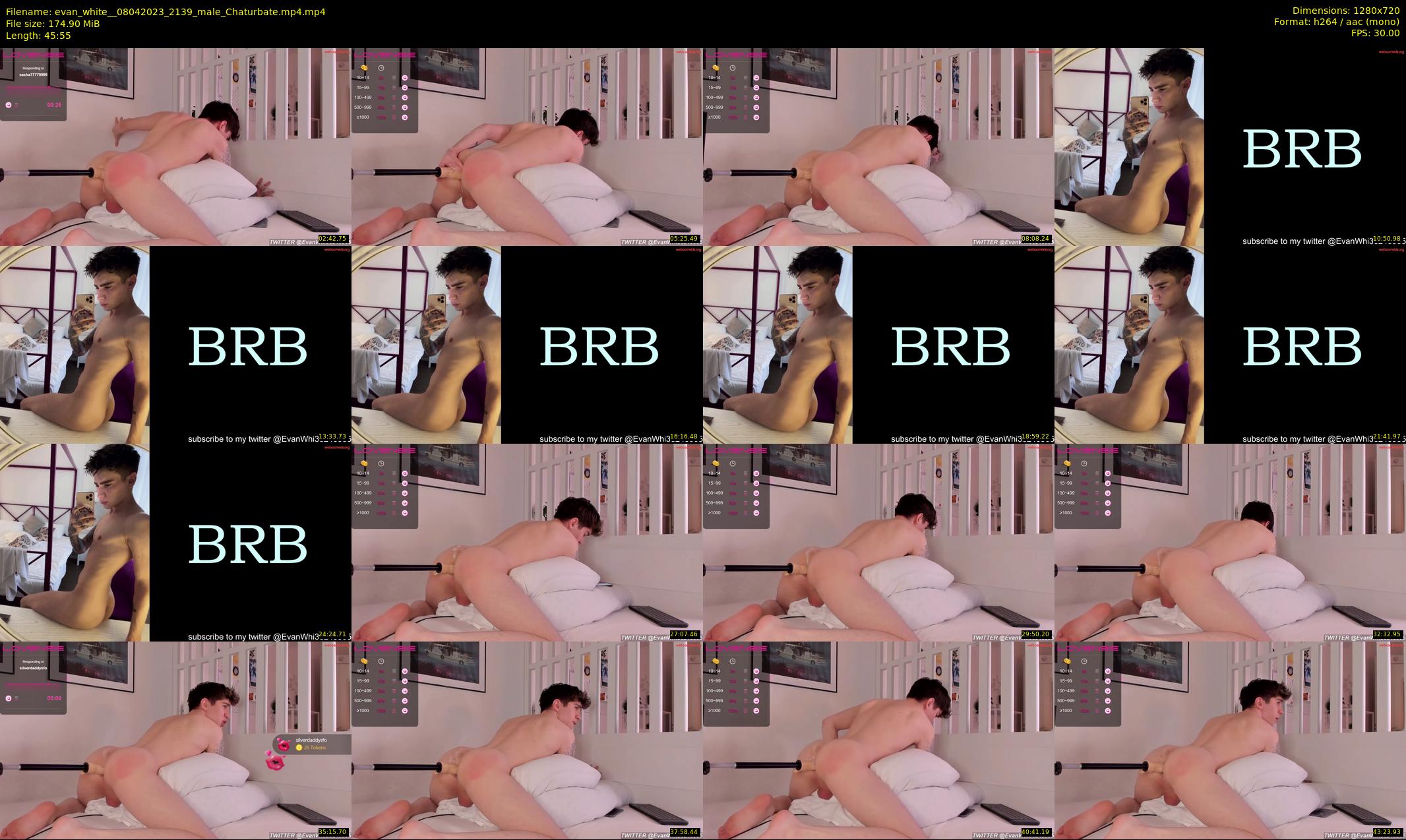 evan_white_ — 46 minute Chaturbate male cam show recording, 720p, Apr 8, 2023