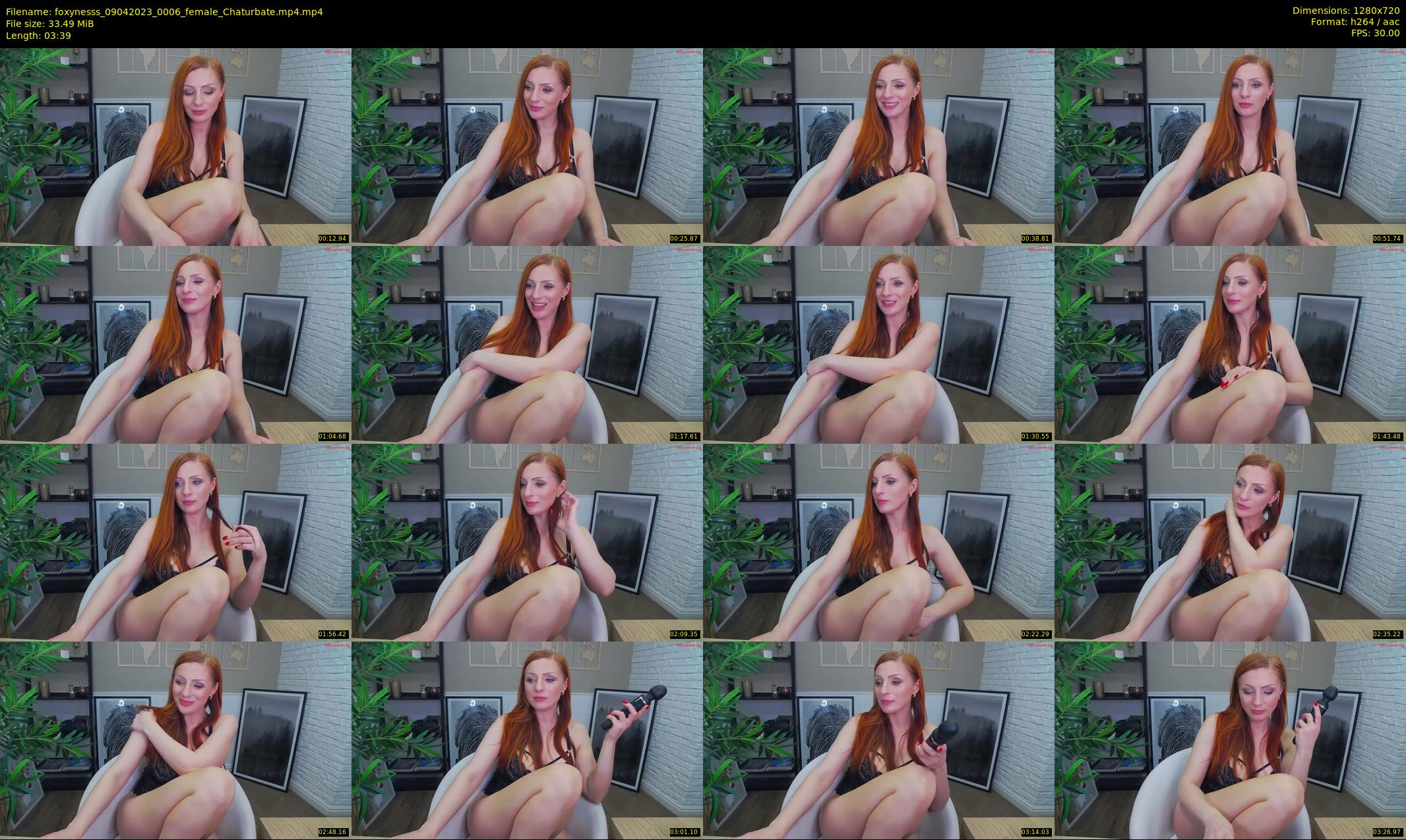 foxynesss — 4 minute Chaturbate female cam show recording, 720p, Apr 9, 2023