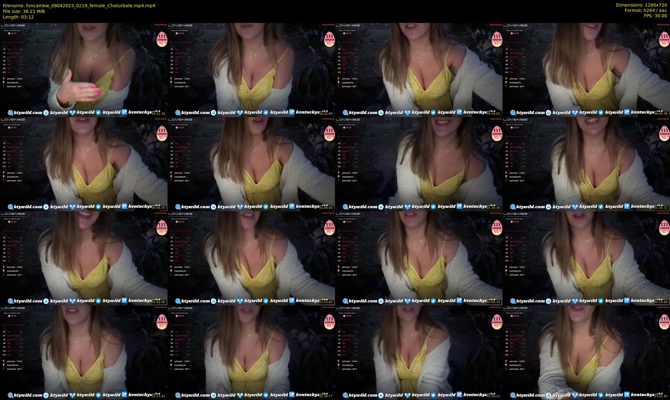 funcamkw — 4 minute Chaturbate female cam show recording, 720p, Apr 9, 2023