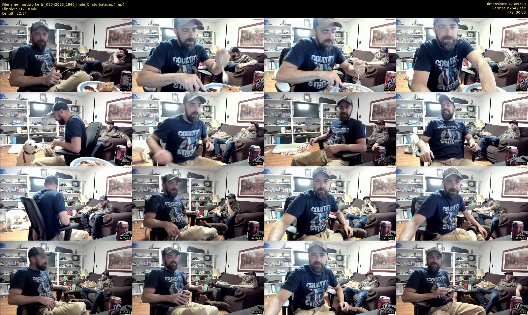 hardworkertn — 23 minute Chaturbate male cam show recording, 720p, Apr 8, 2023