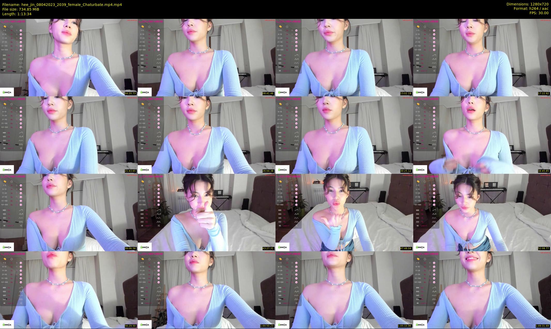 hee_jin — 74 minute Chaturbate female cam show recording, 720p, Apr 8, 2023