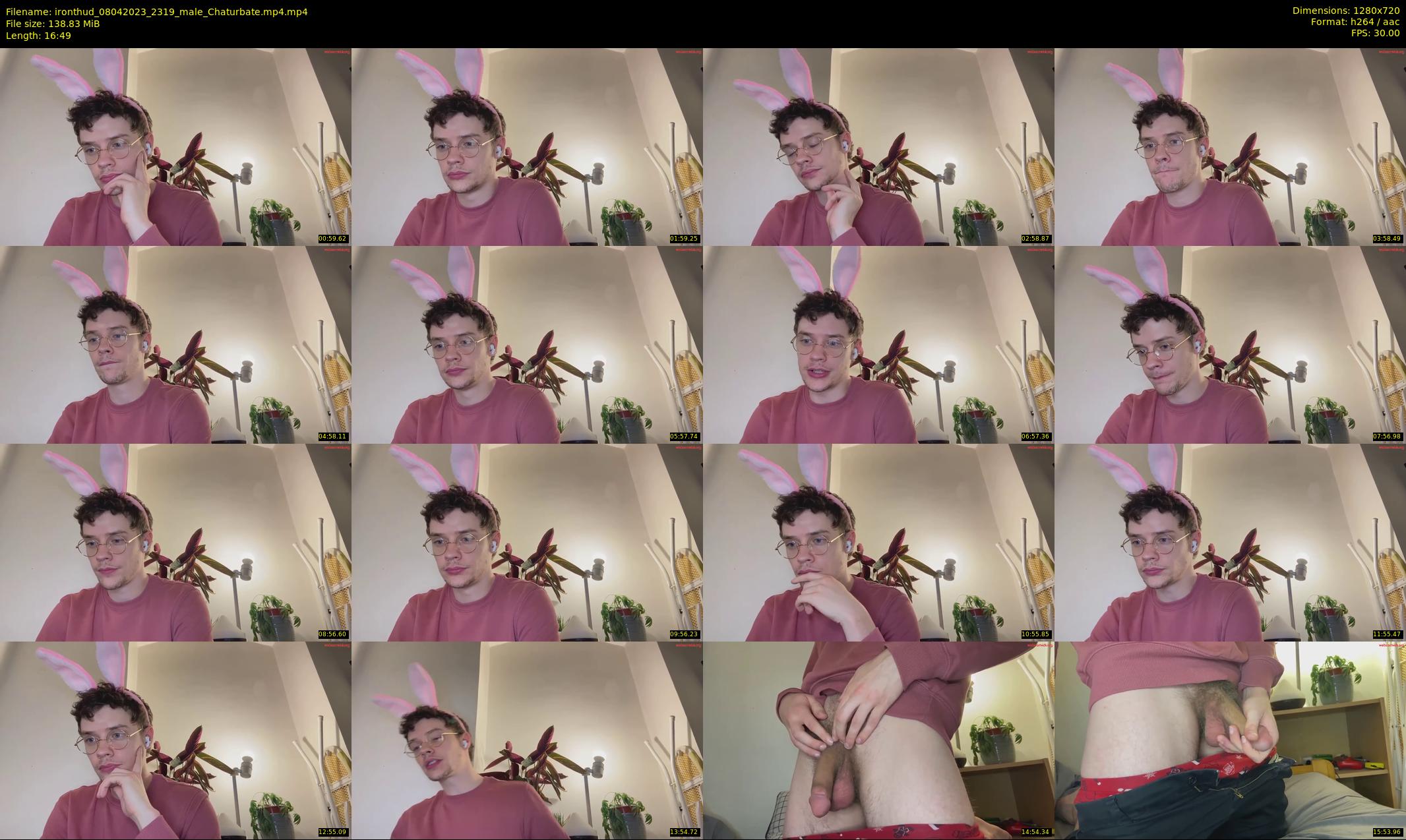 ironthud — 17 minute Chaturbate male cam show recording, 720p, Apr 8, 2023