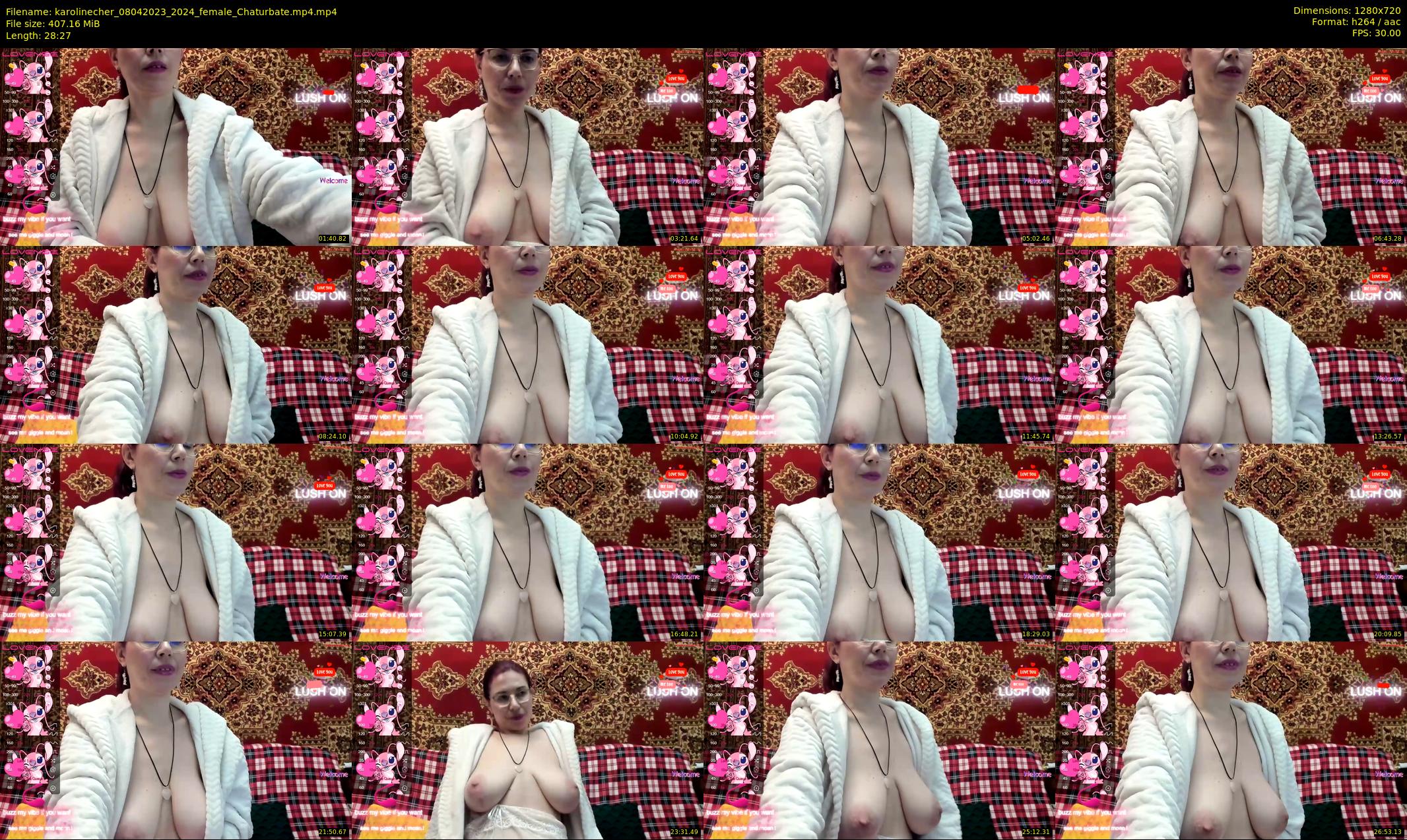 karolinecher — 29 minute Chaturbate female cam show recording, 720p, Apr 8, 2023