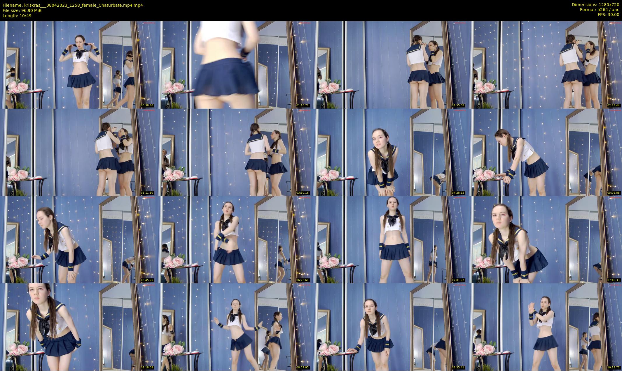 kriskras__ — 11 minute Chaturbate female cam show recording, 720p, Apr 8, 2023
