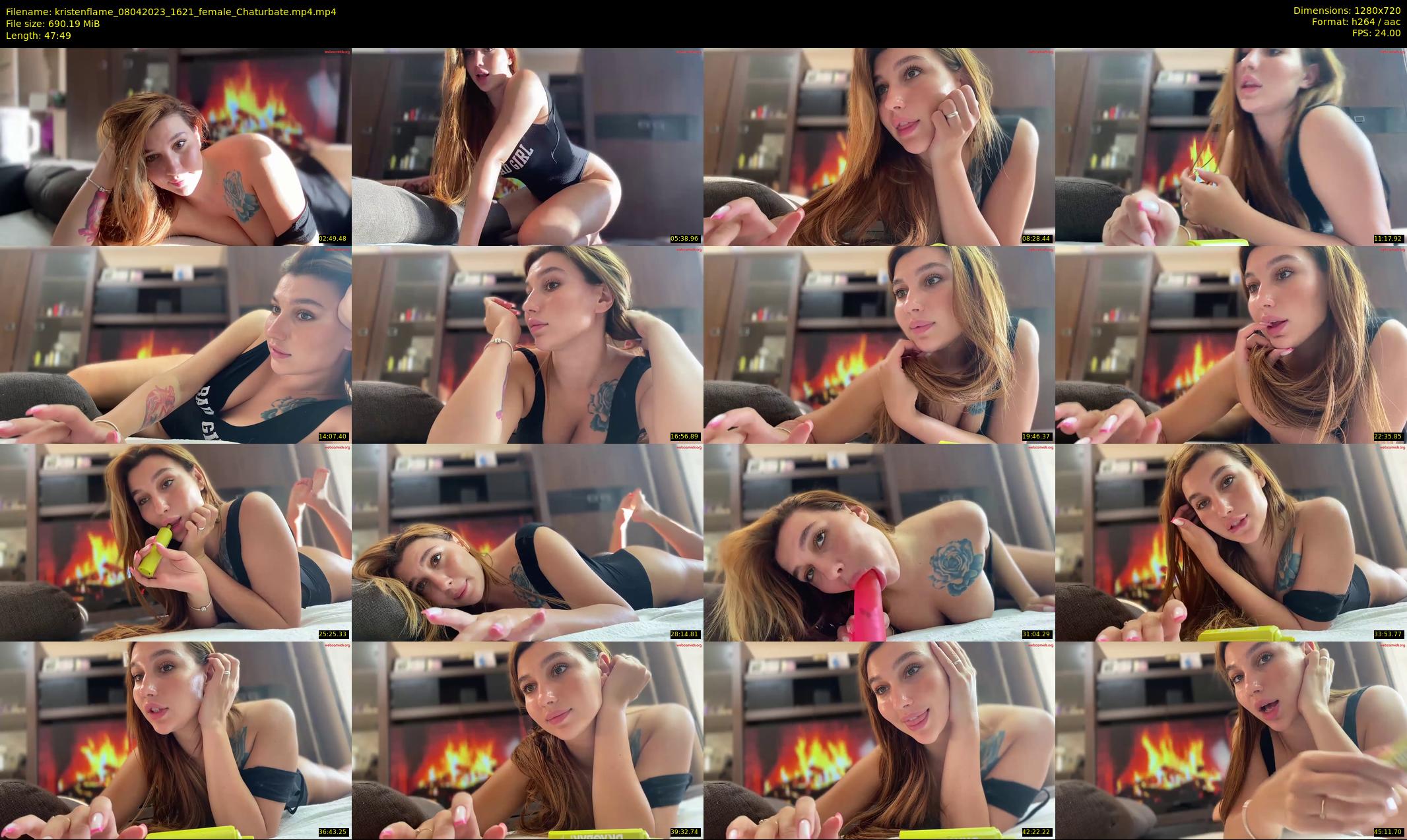 kristenflame — 48 minute Chaturbate couple cam show recording, 720p, Apr 8, 2023