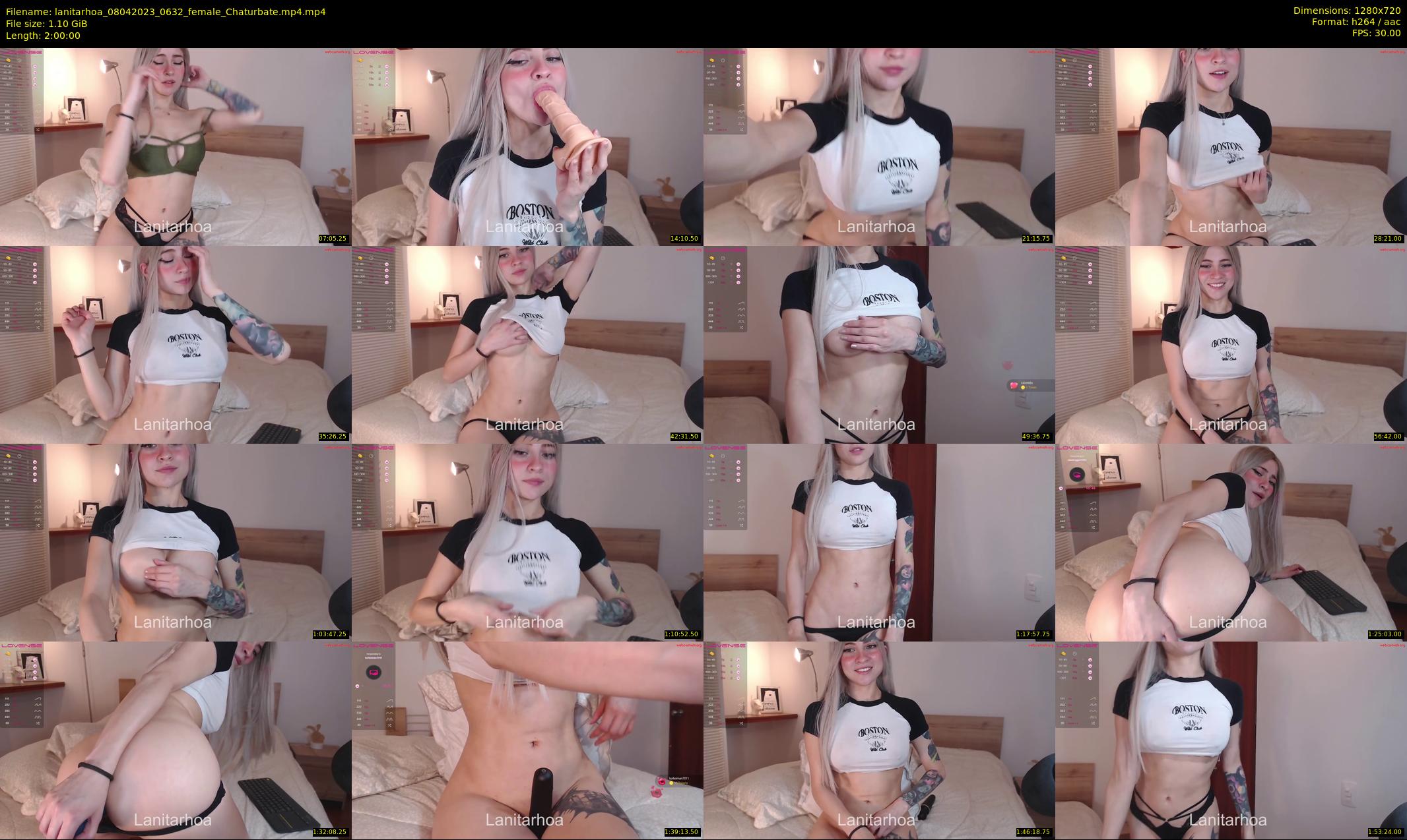 lanitarhoa — 120 minute Chaturbate female cam show recording, 720p, Apr 8, 2023