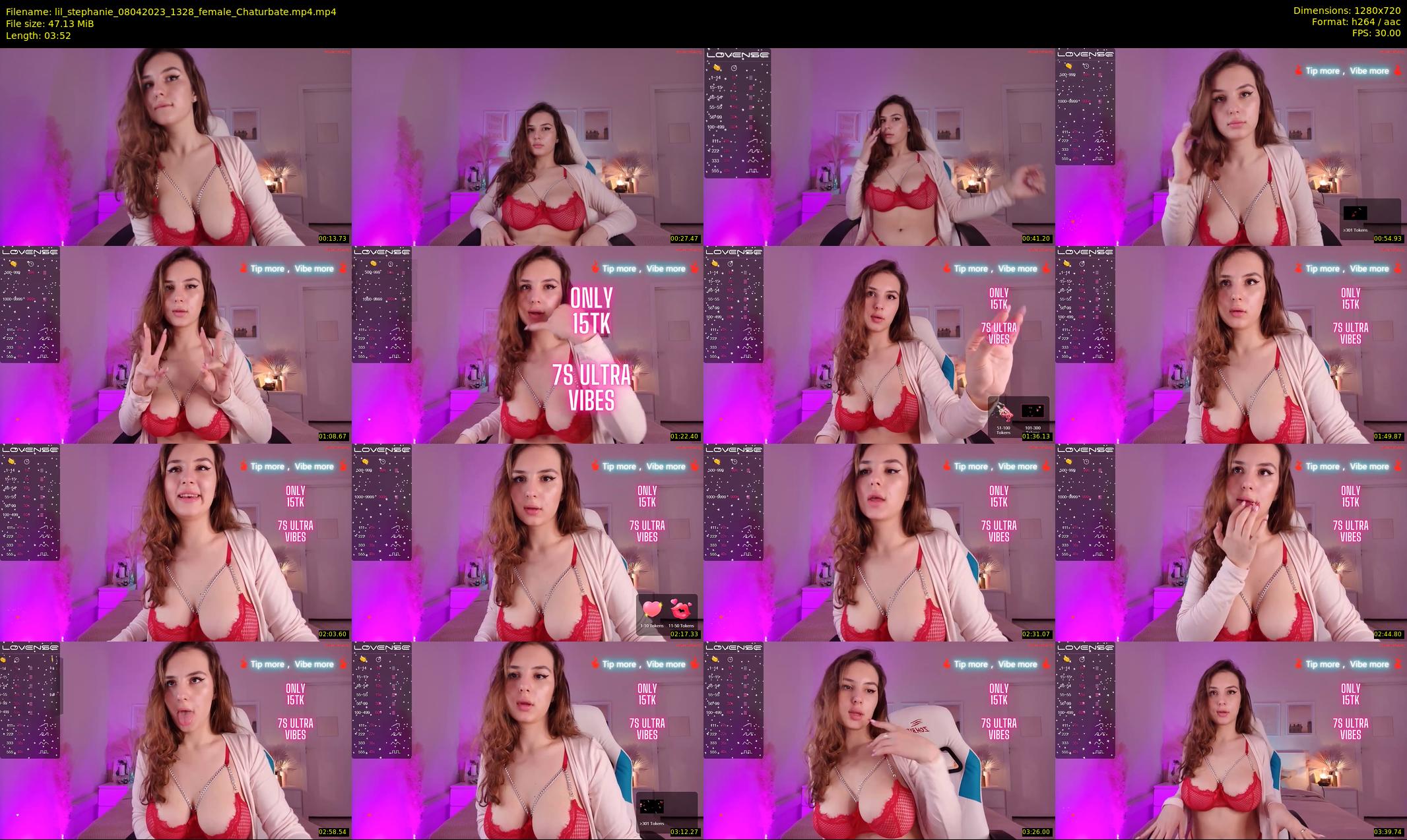 lil_stephanie — 4 minute Chaturbate female cam show recording, 720p, Apr 8, 2023