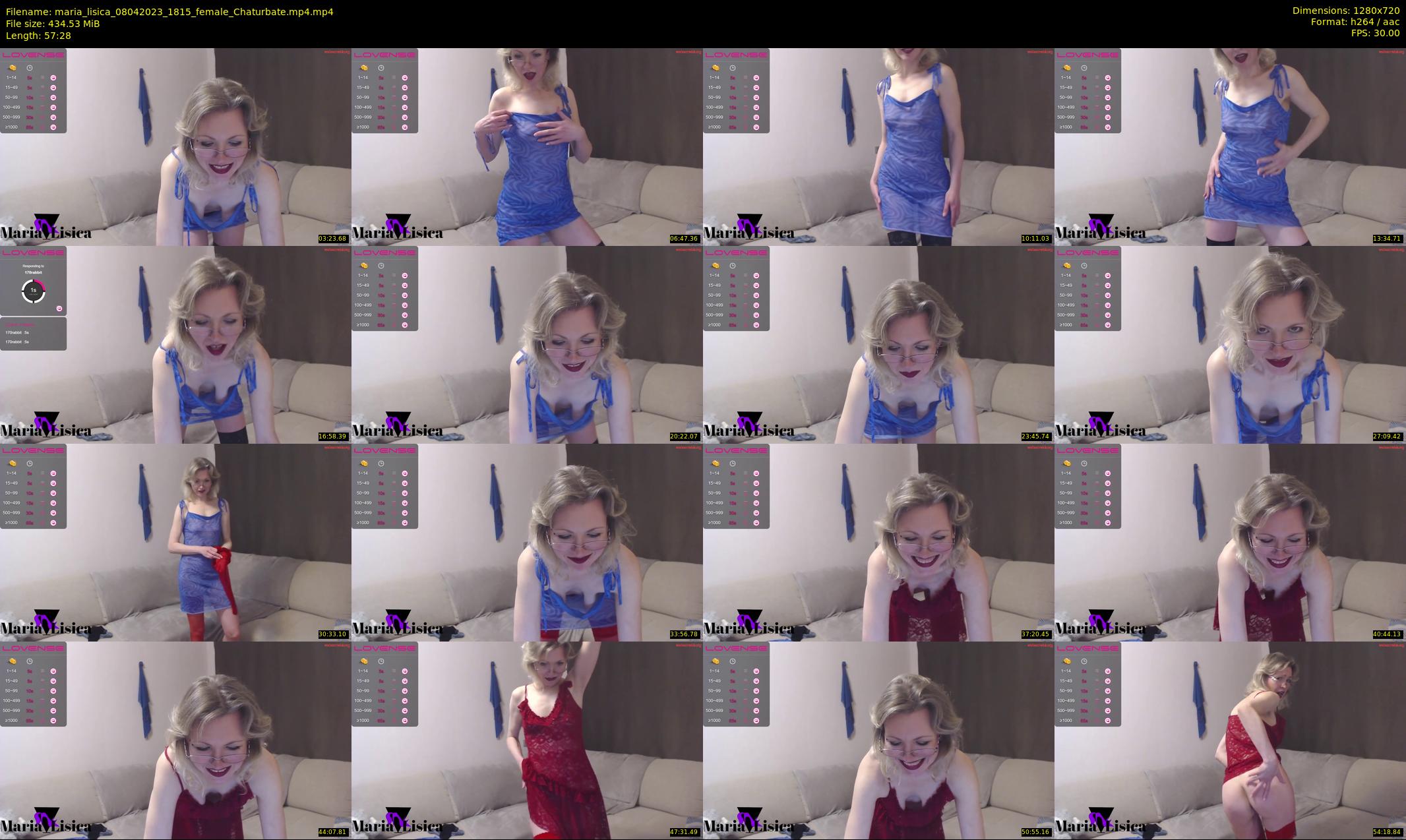 maria_lisica — 58 minute Chaturbate female cam show recording, 720p, Apr 8, 2023