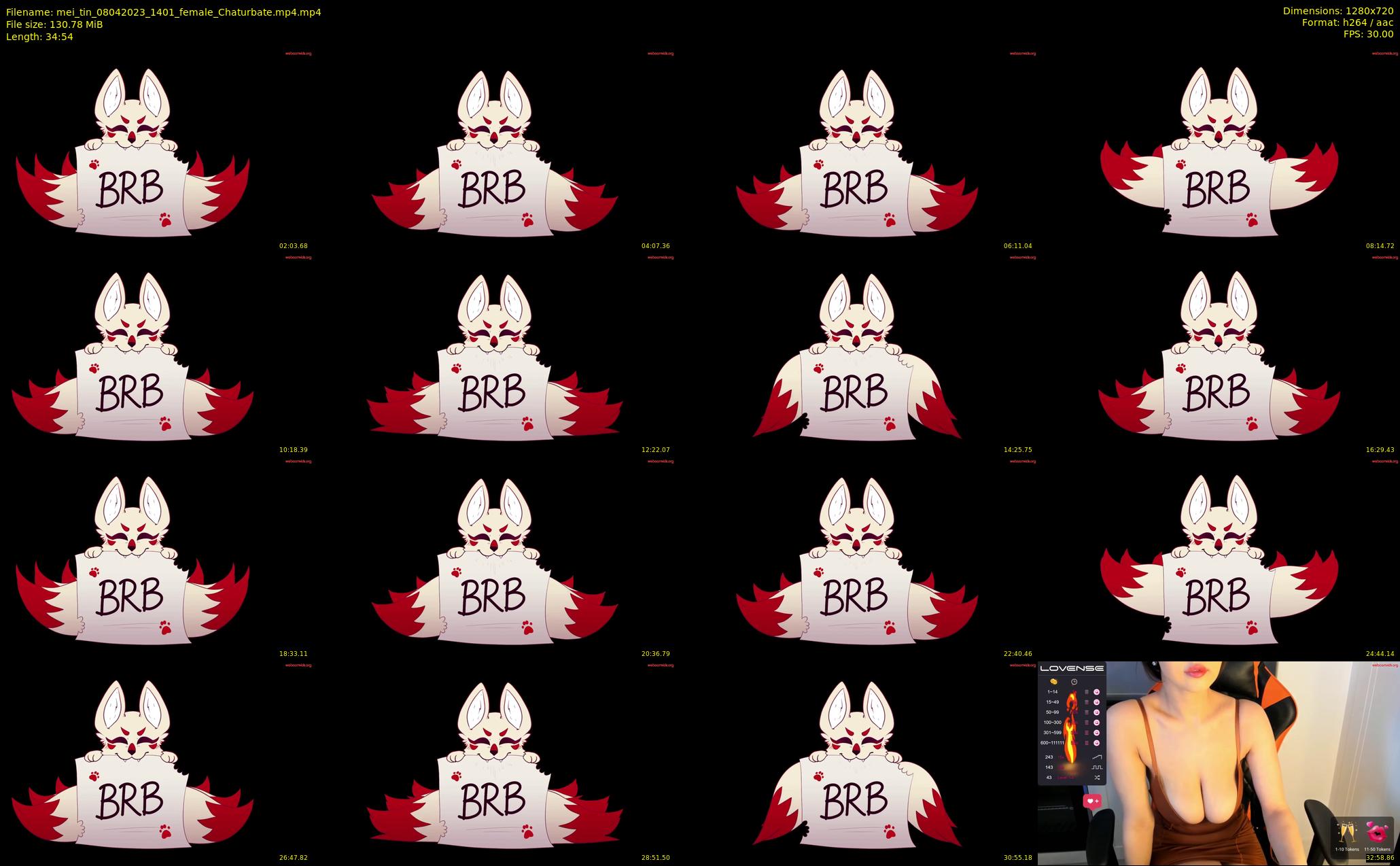 mei_tin — 35 minute Chaturbate female cam show recording, 720p, Apr 8, 2023