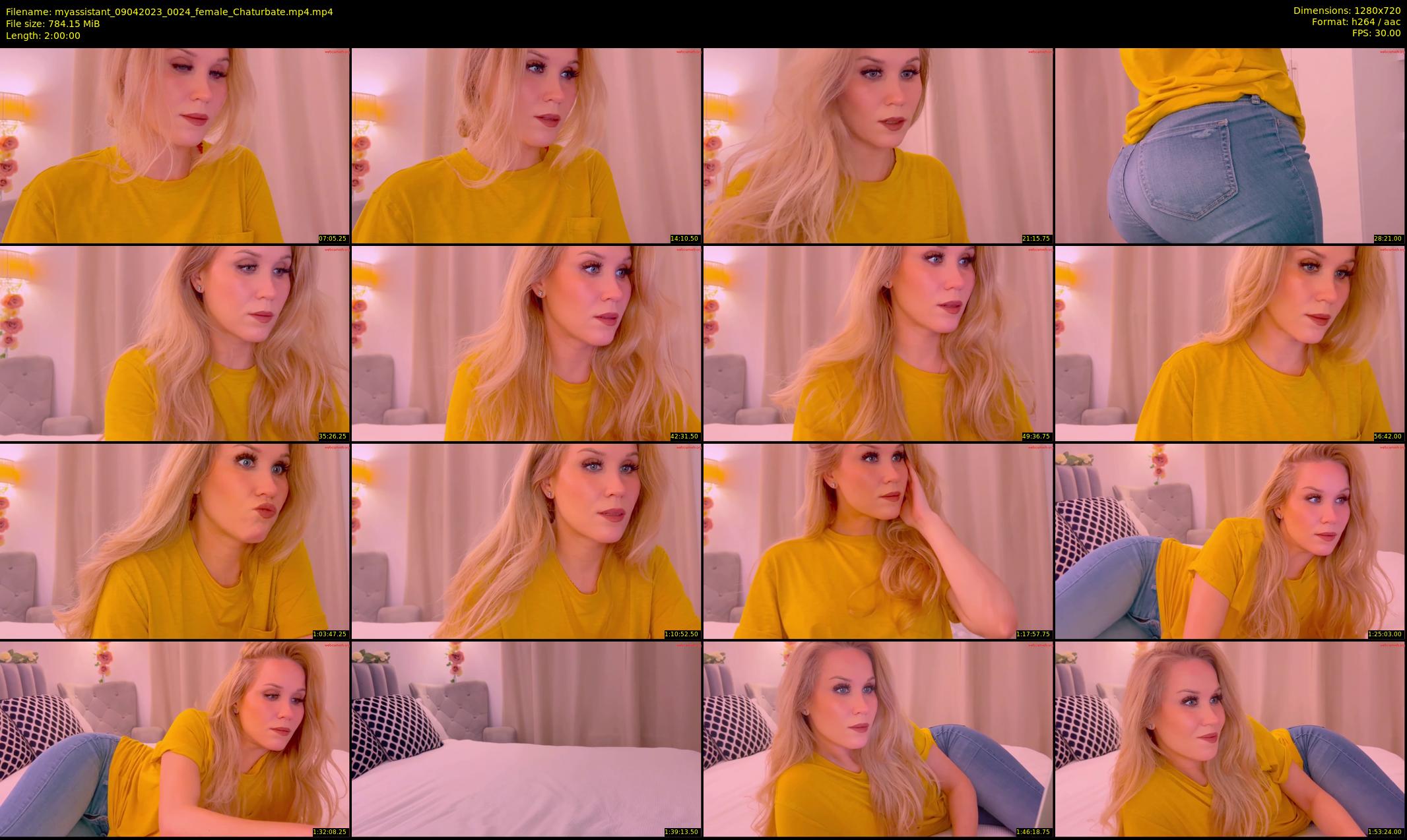 myassistant — 120 minute Chaturbate female cam show recording, 720p, Apr 9, 2023