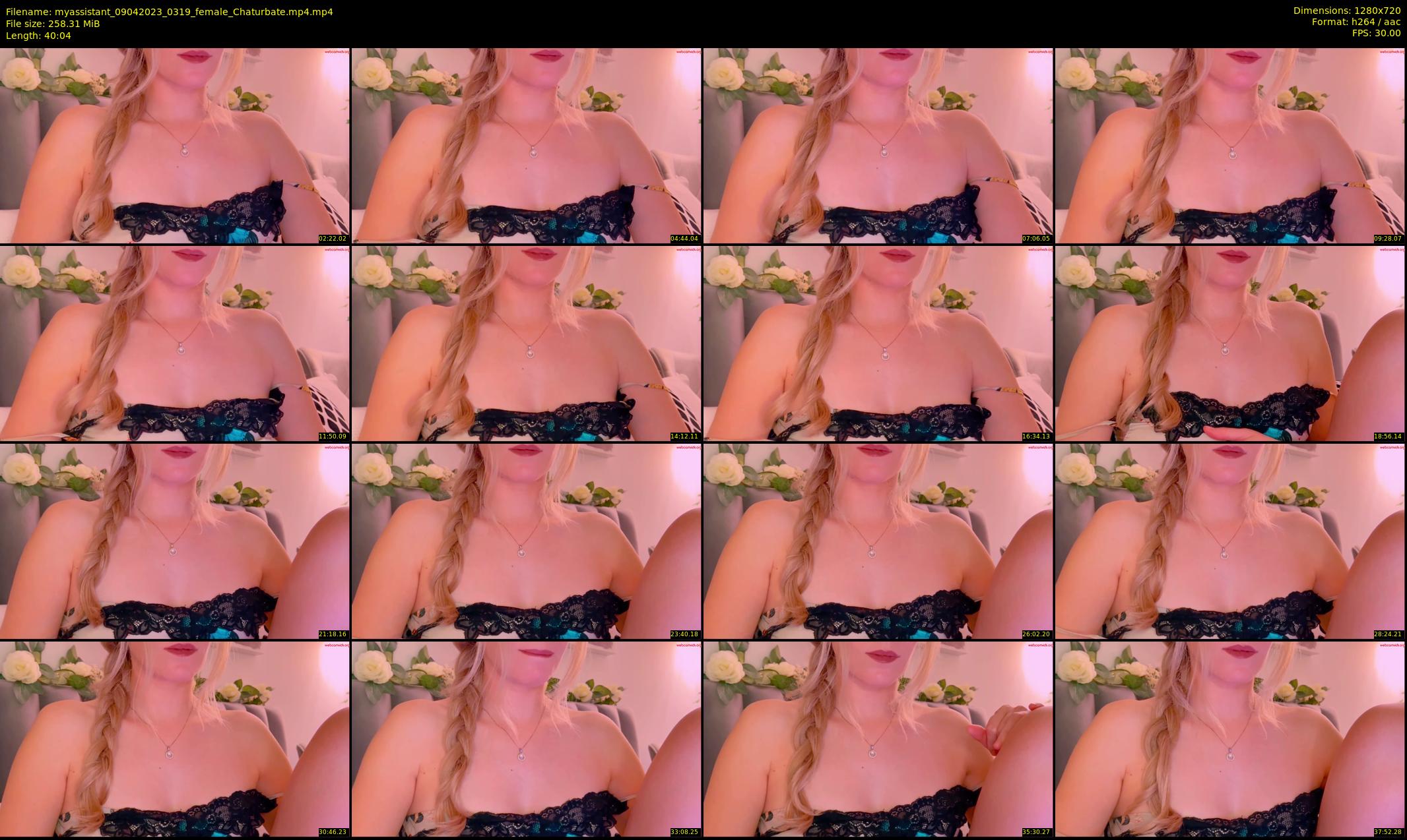 myassistant — 41 minute Chaturbate female cam show recording, 720p, Apr 9, 2023