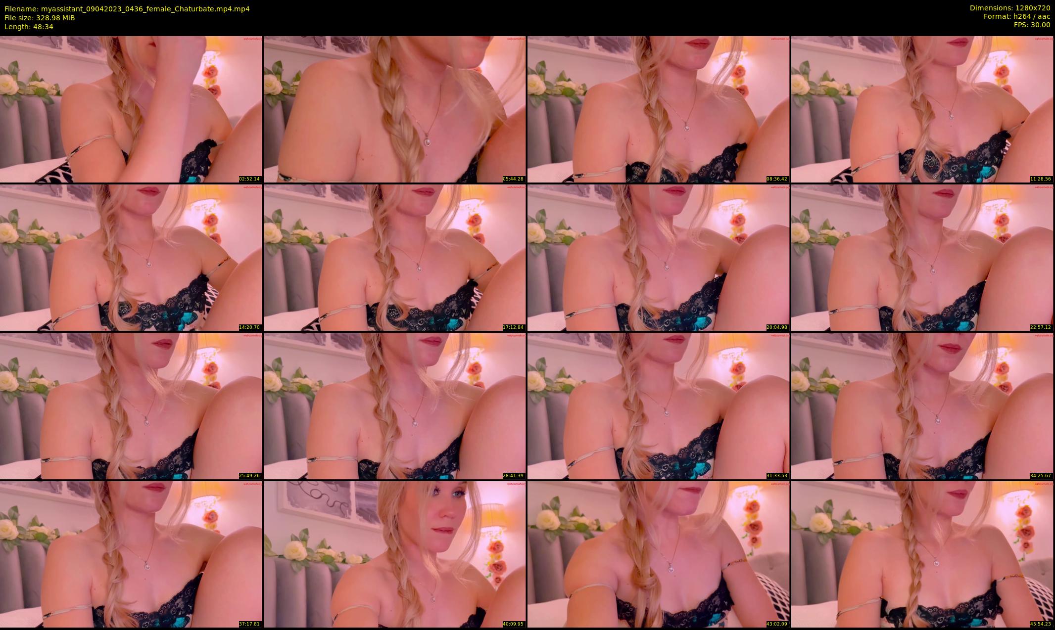 myassistant — 49 minute Chaturbate female cam show recording, 720p, Apr 9, 2023