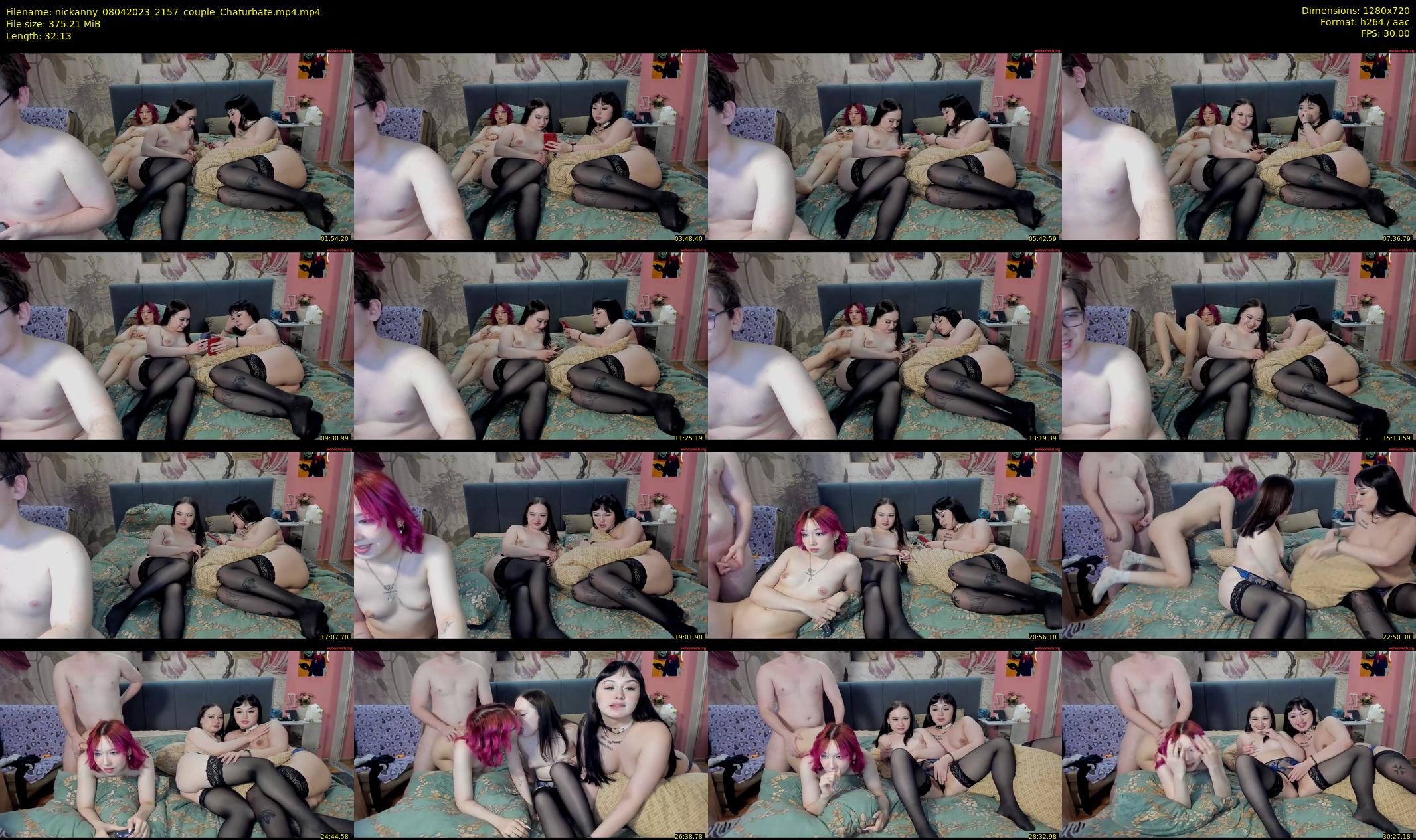 nickanny — 33 minute Chaturbate couple cam show recording, 720p, Apr 8, 2023