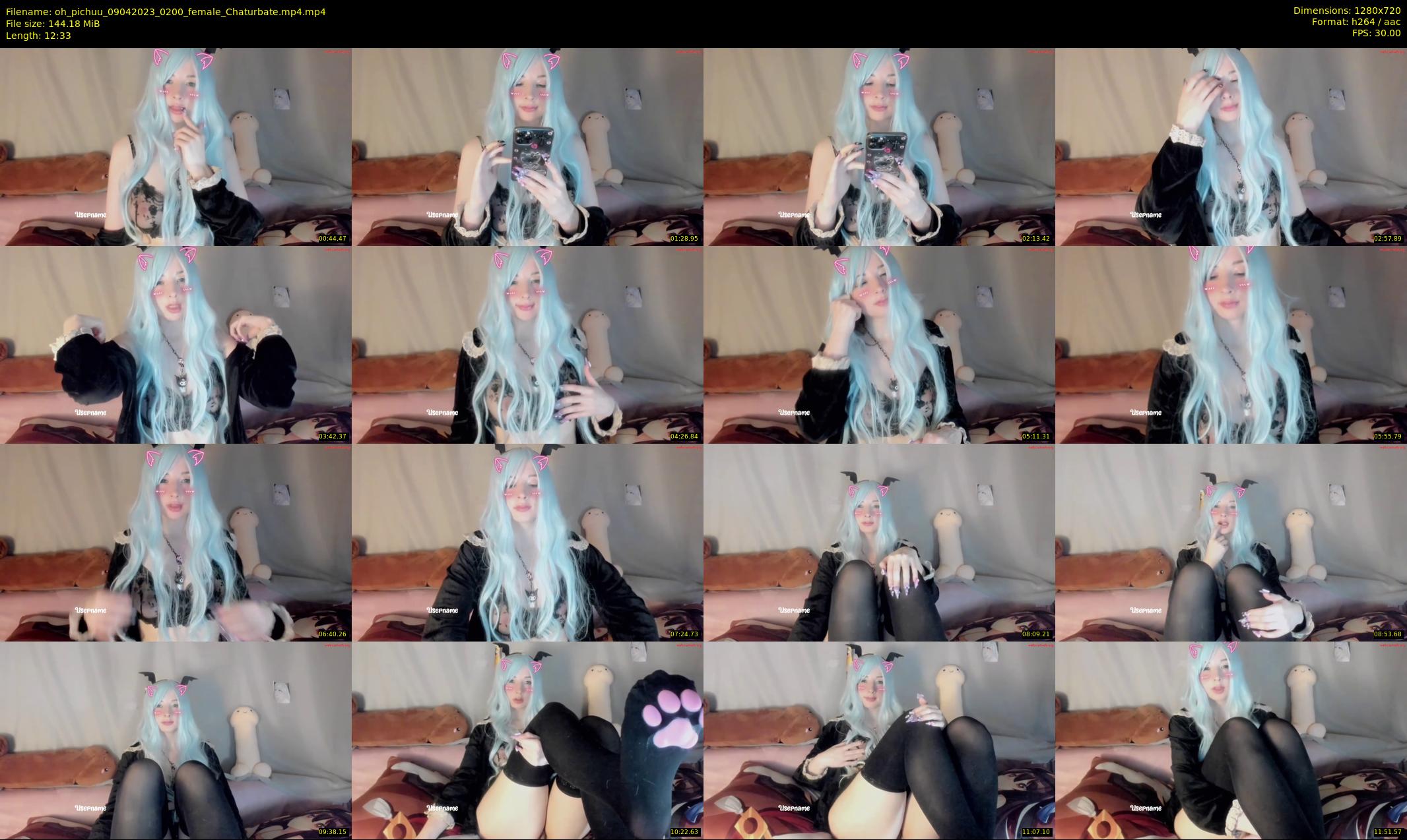 oh_pichuu — 13 minute Chaturbate female cam show recording, 720p, Apr 9, 2023