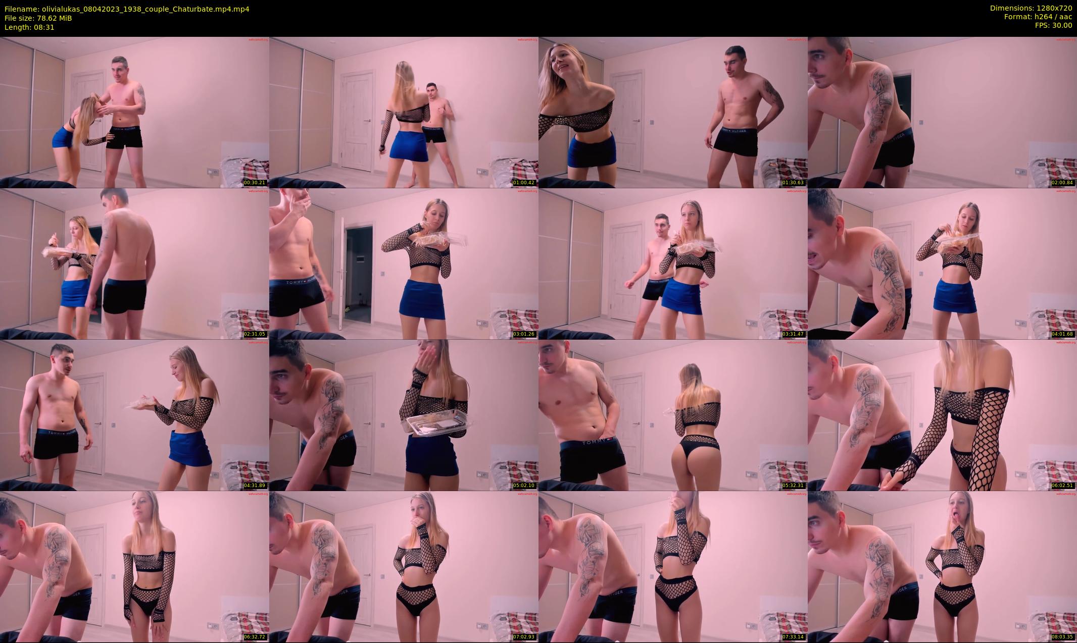 olivialukas — 9 minute Chaturbate couple cam show recording, 720p, Apr 8, 2023