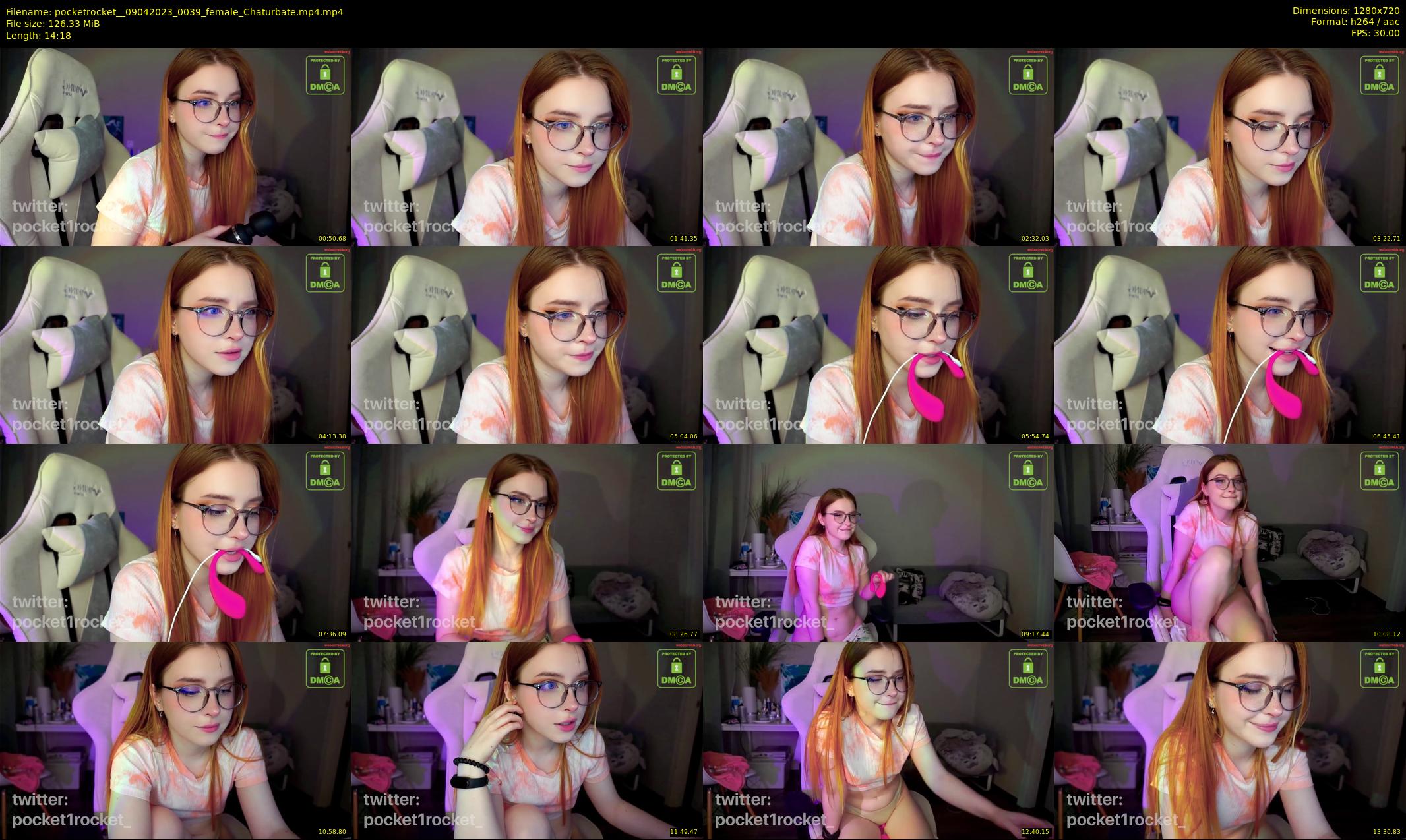 pocketrocket_ — 15 minute Chaturbate female cam show recording, 720p, Apr 9, 2023