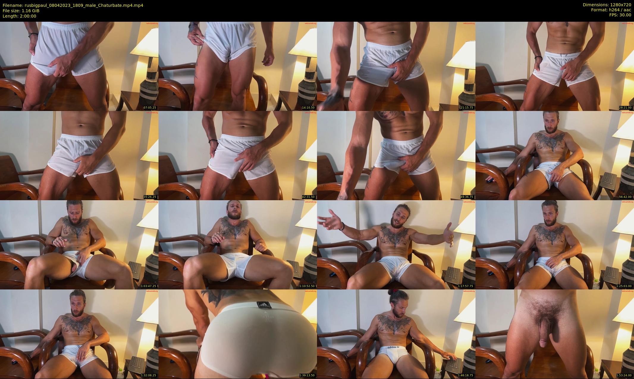 rusbigpaul — 120 minute Chaturbate male cam show recording, 720p, Apr 8, 2023