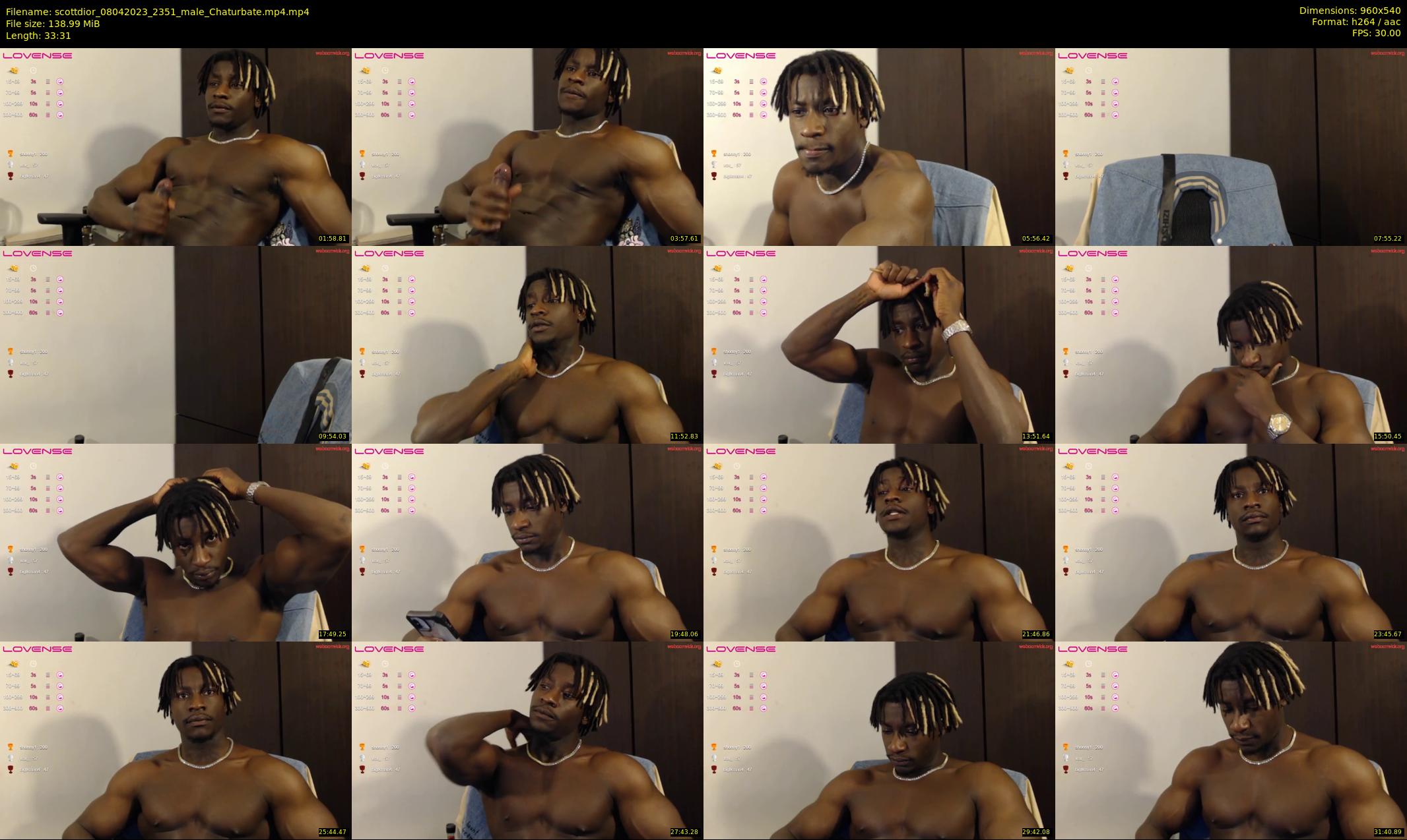 scottdior — 34 minute Chaturbate male cam show recording, 480p, Apr 8, 2023