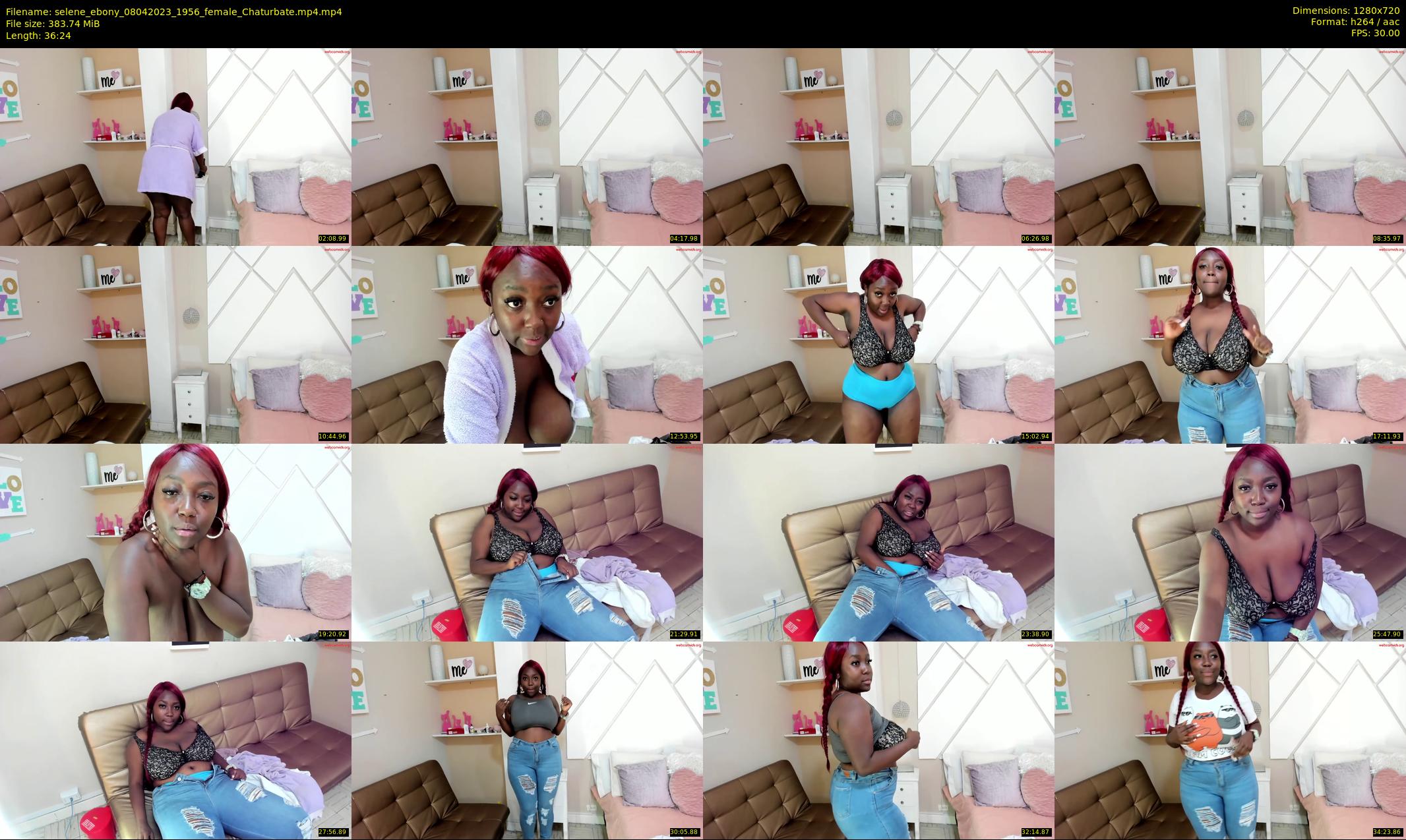 selene_ebony — 37 minute Chaturbate female cam show recording, 720p, Apr 8, 2023