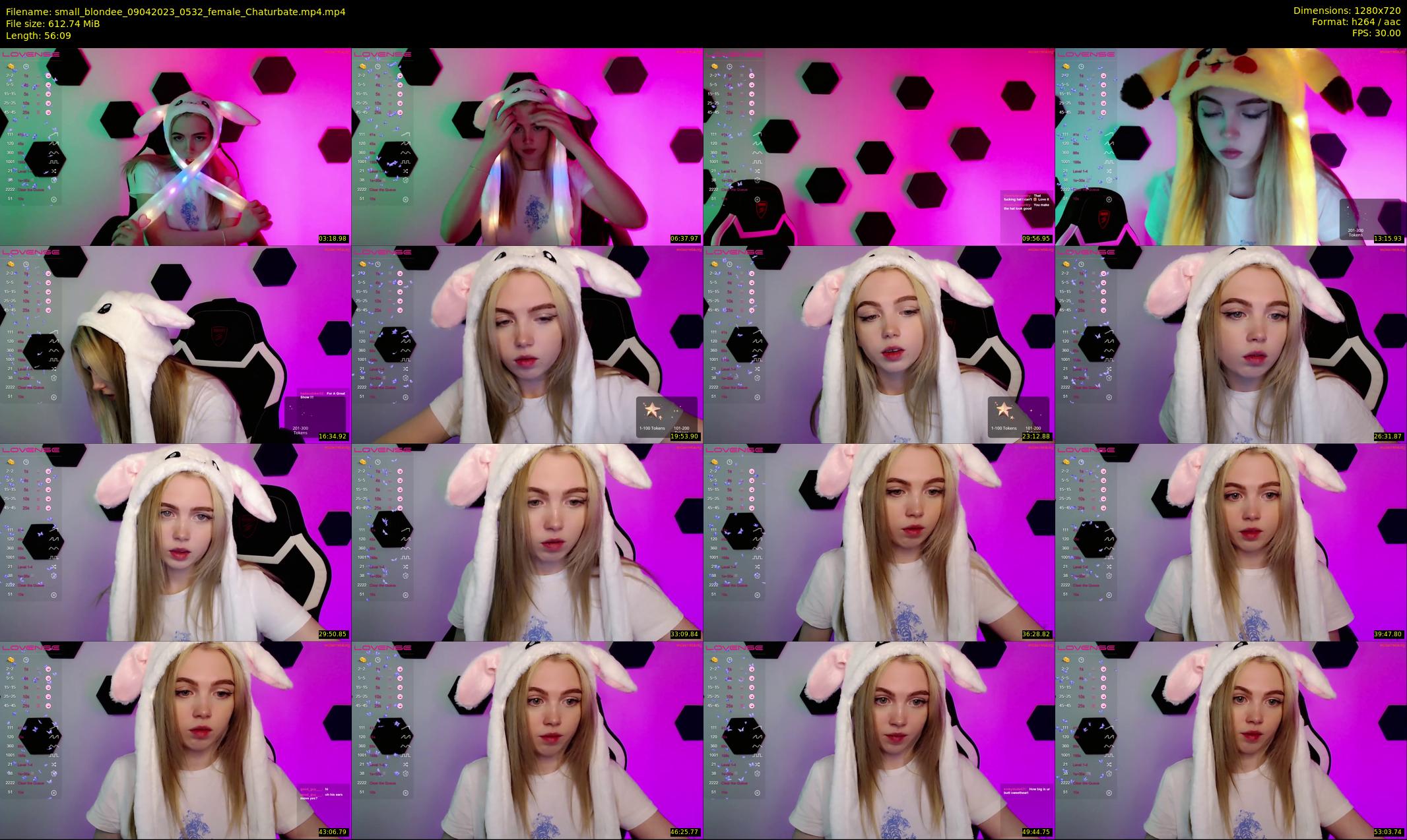 small_blondee — 57 minute Chaturbate female cam show recording, 720p, Apr 9, 2023