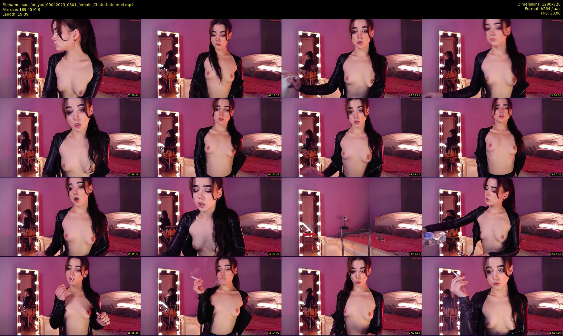 sun_for_you — 20 minute Chaturbate female cam show recording, 720p, Apr 9, 2023