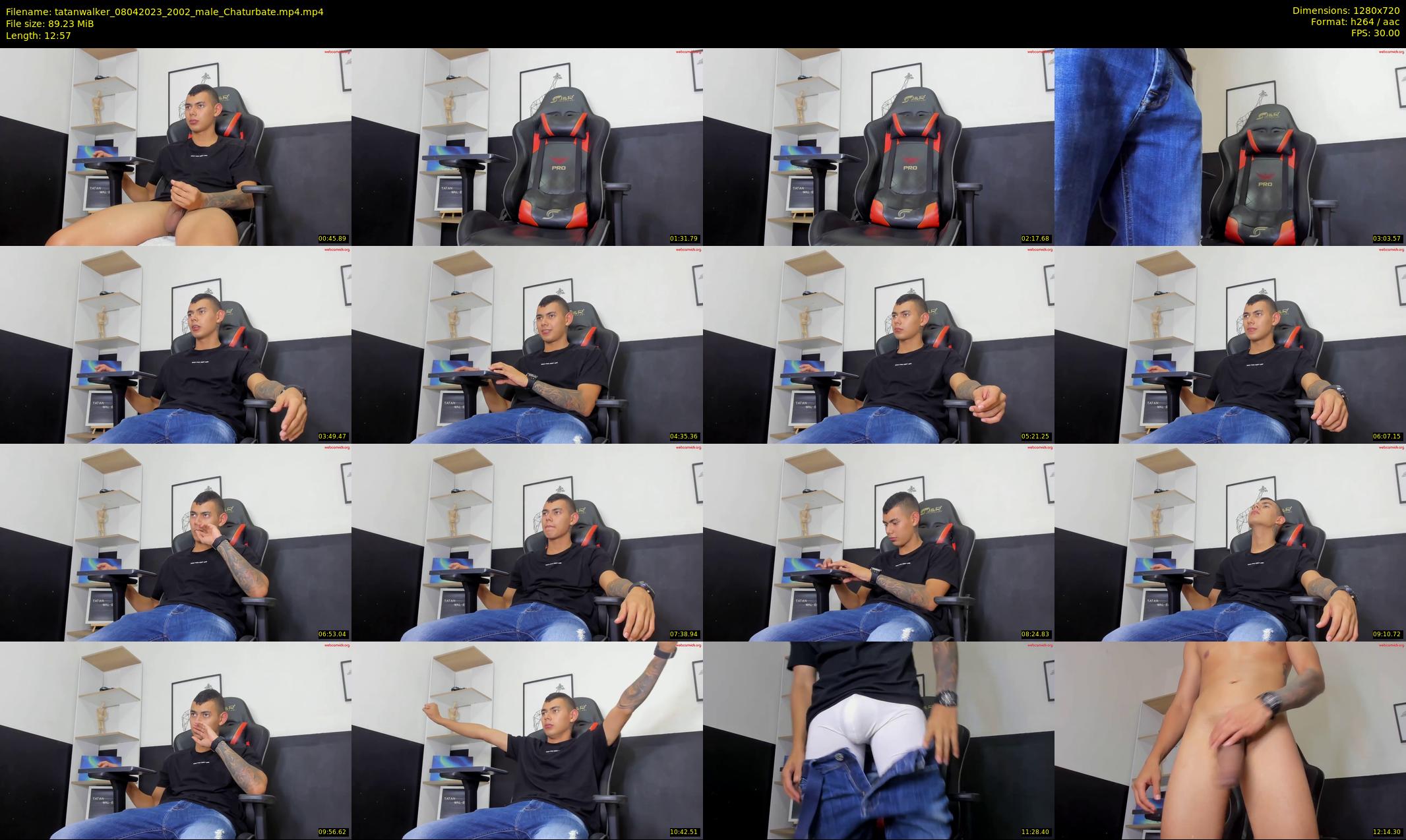 tatanwalker — 13 minute Chaturbate male cam show recording, 720p, Apr 8, 2023