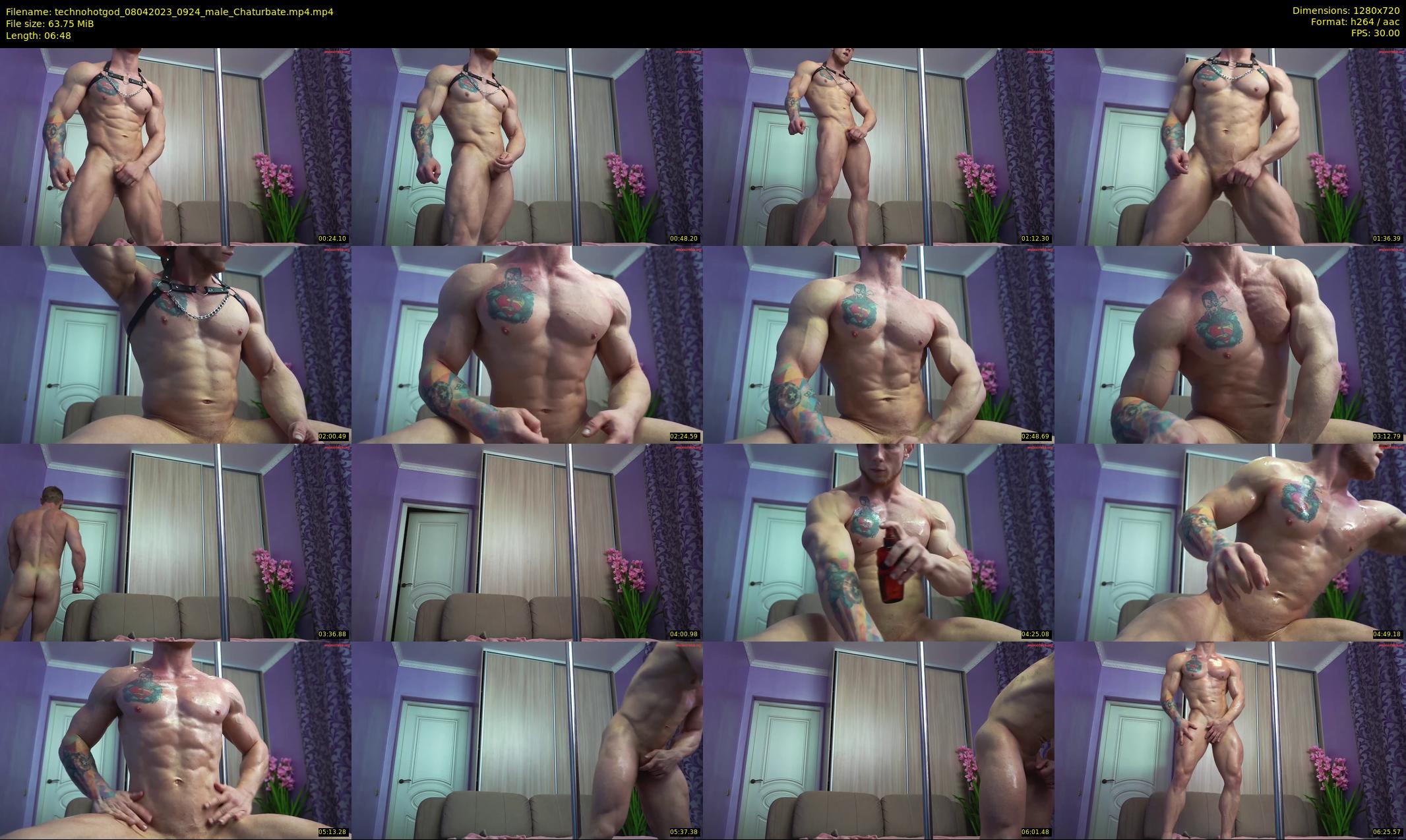 technohotgod — 7 minute Chaturbate male cam show recording, 720p, Apr 8, 2023
