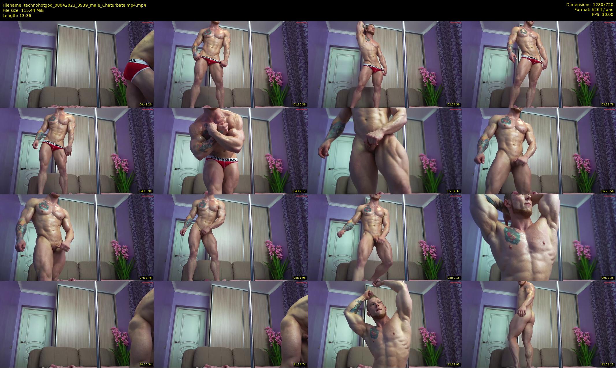 technohotgod — 14 minute Chaturbate male cam show recording, 720p, Apr 8, 2023