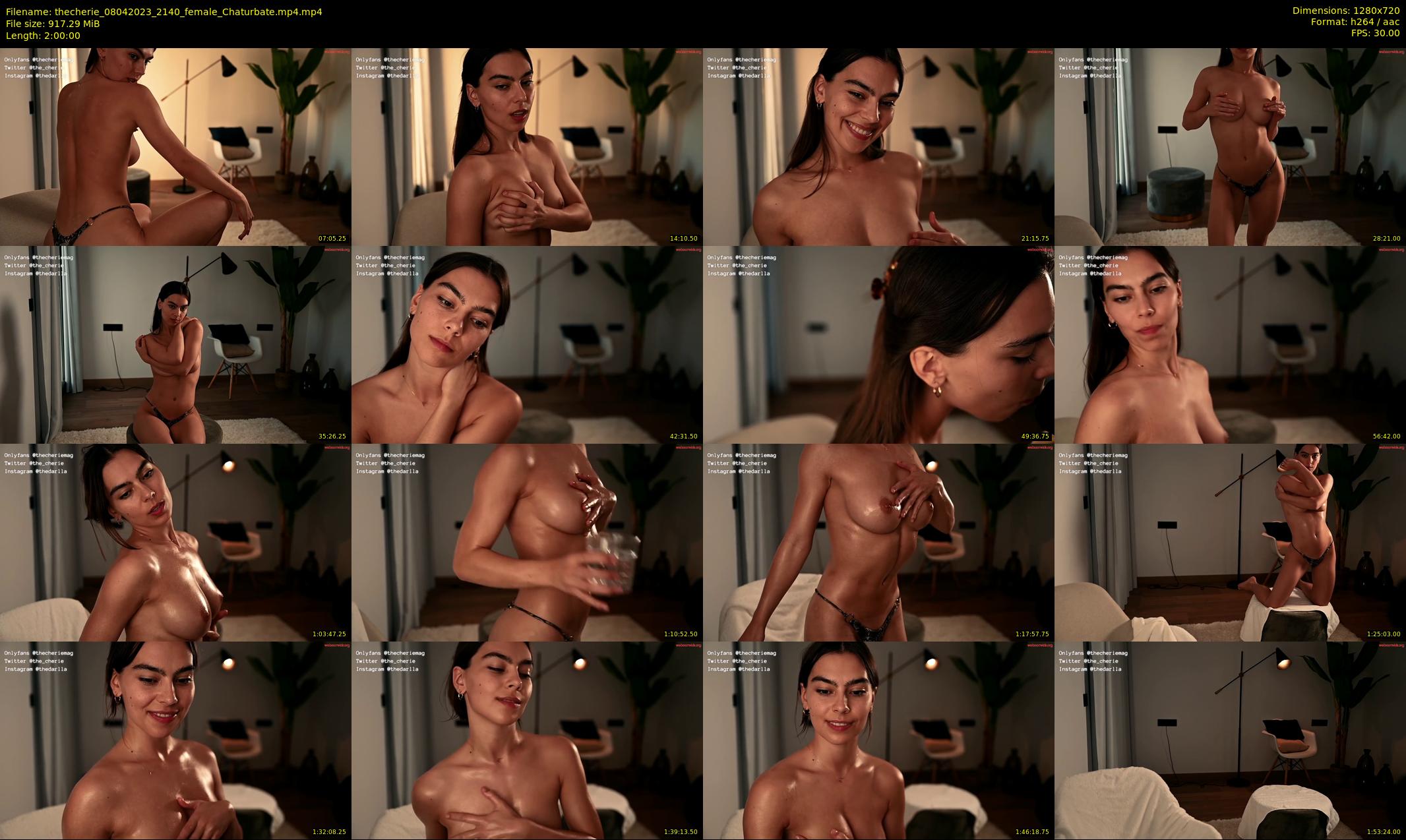 thecherie — 120 minute Chaturbate female cam show recording, 720p, Apr 8, 2023