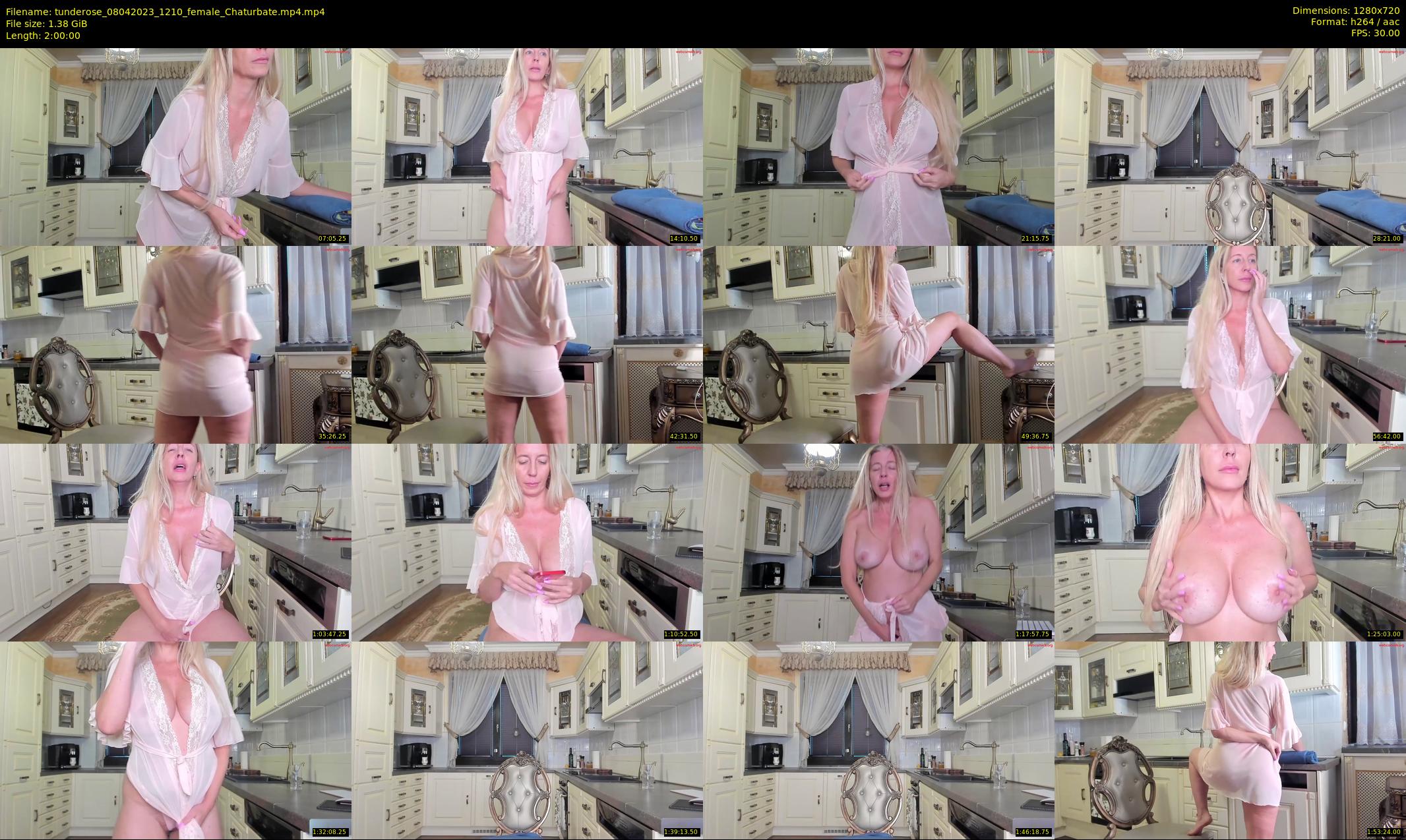 tunderose — 120 minute Chaturbate female cam show recording, 720p, Apr 8, 2023