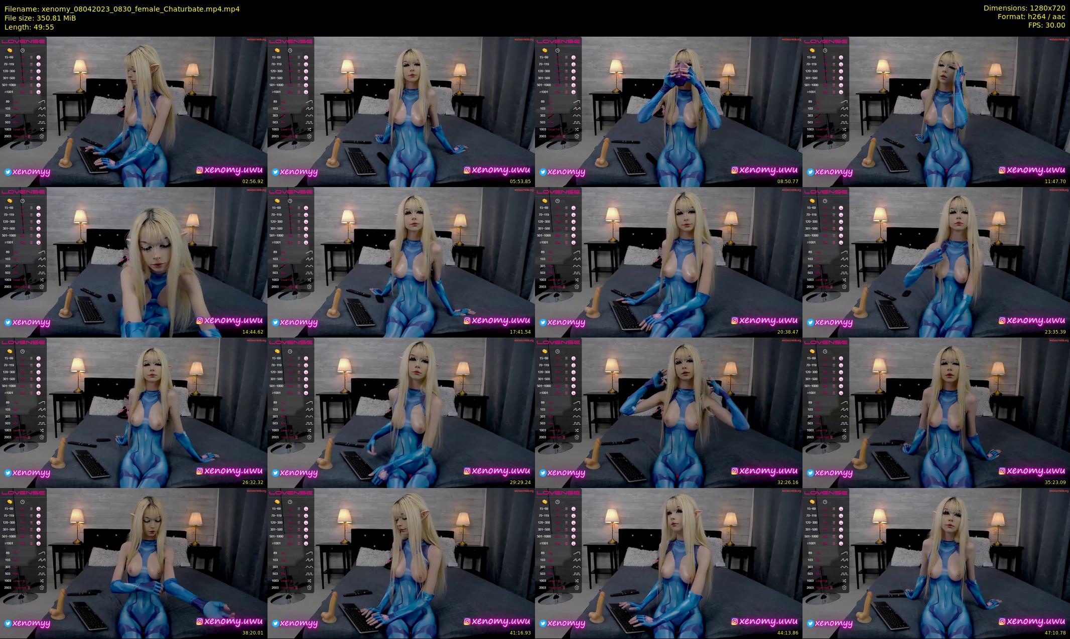 xenomy — 50 minute Chaturbate female cam show recording, 720p, Apr 8, 2023