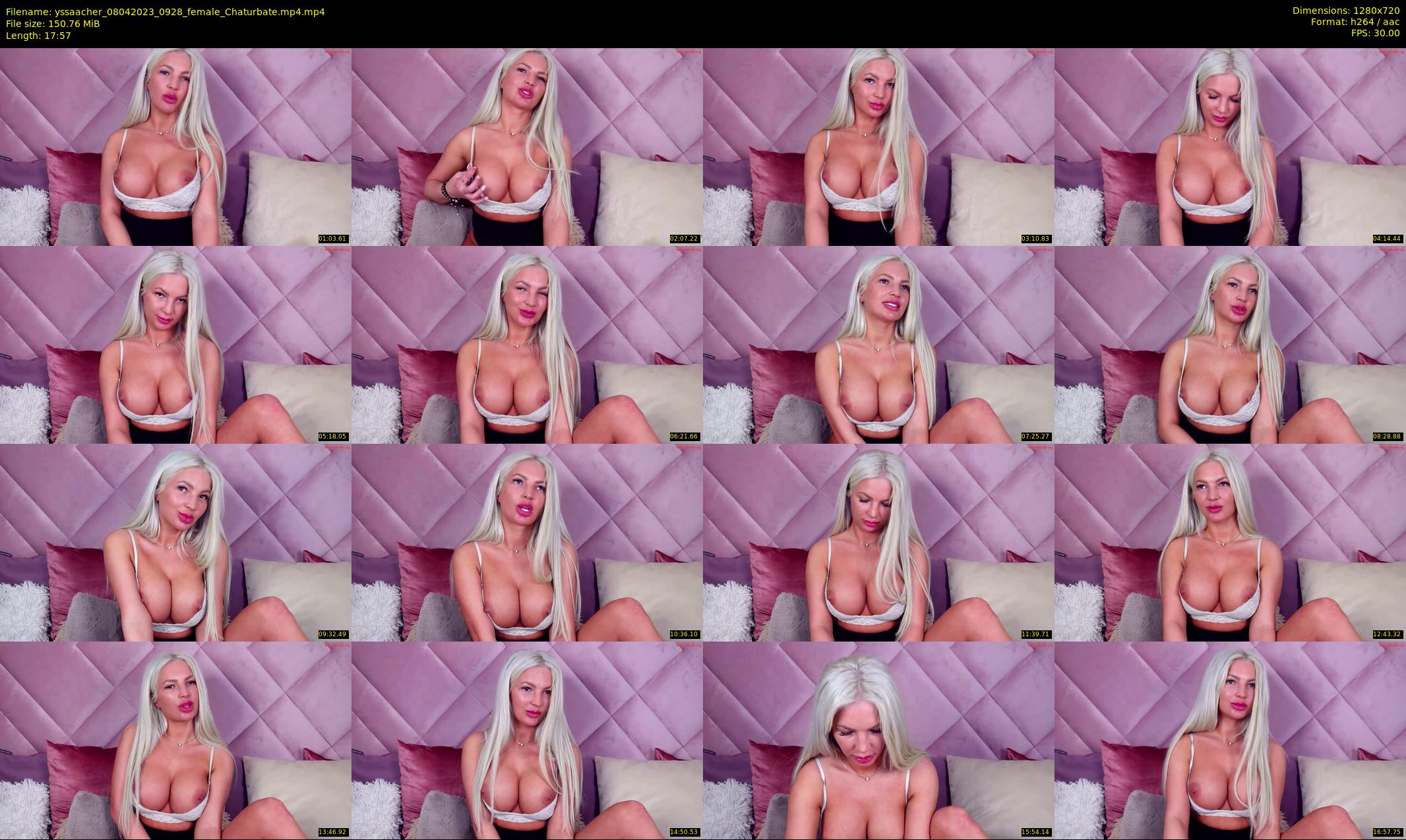 yssaacher — 18 minute Chaturbate female cam show recording, 720p, Apr 8, 2023